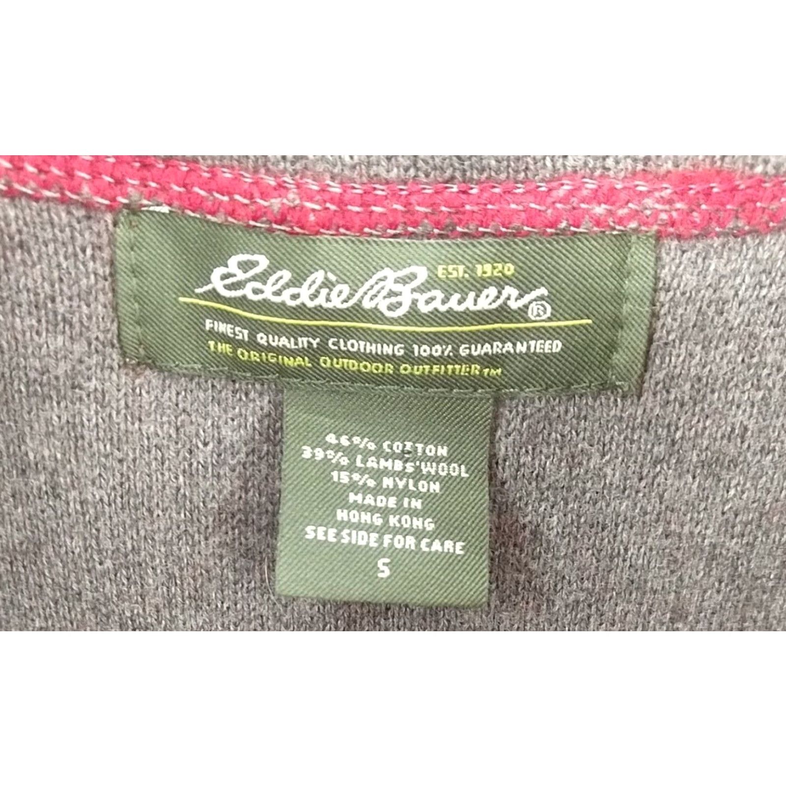 Eddie Bauer Eddie Bauer Vest Pullover Adult Small Red Cotton Wool Blend Workwear Men's Size US S / EU 44-46 / 1 - 7 Thumbnail