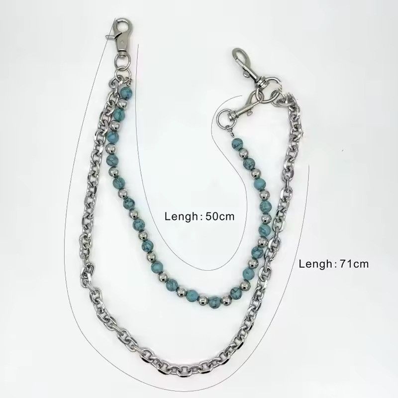 Other Street Big Ring Key Chain Rock Pants Waist Chain Size ONE SIZE - 3 Thumbnail