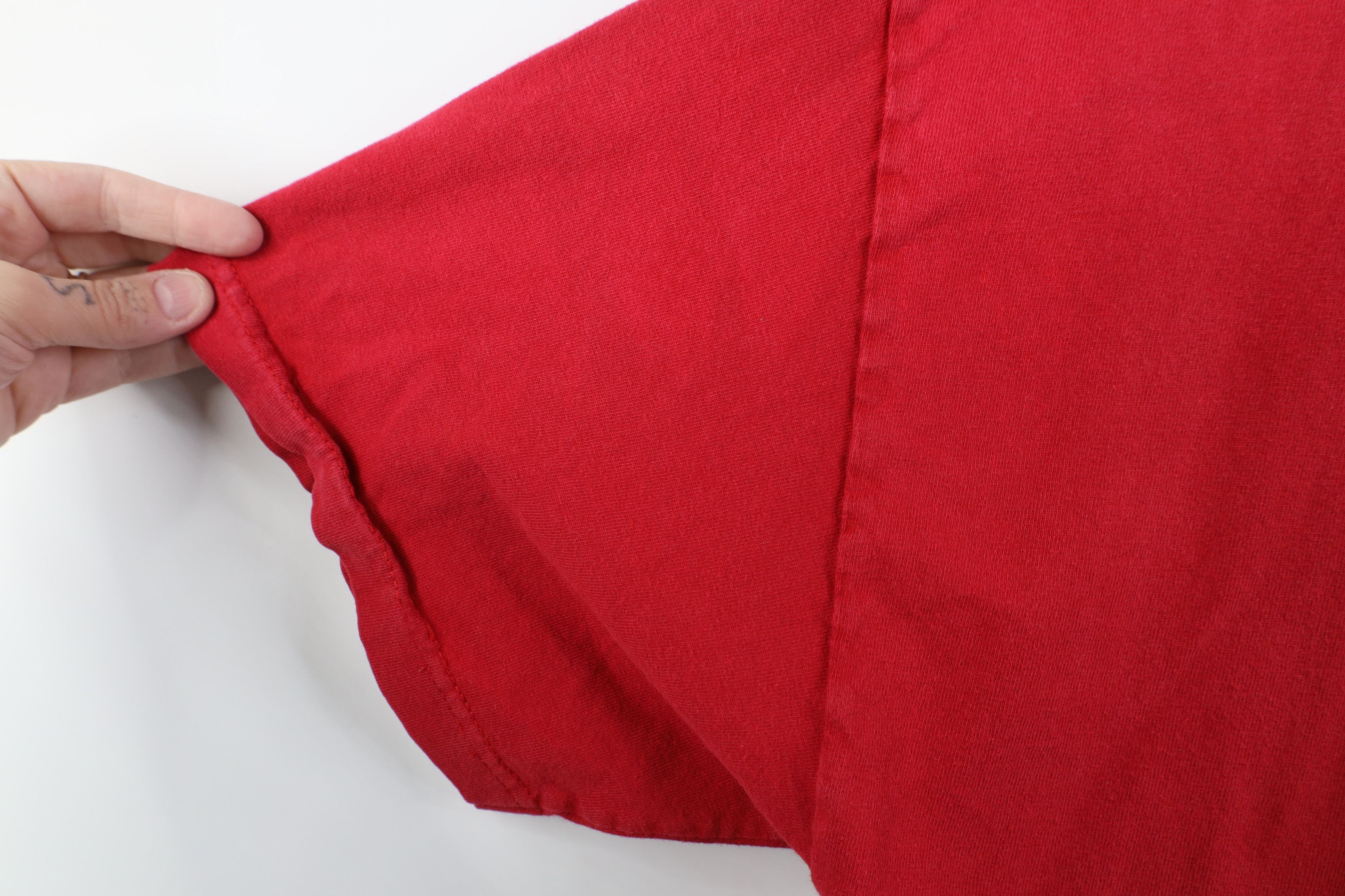 Nike Vintage Y2K Nike Scott Big Swoosh Spell Out T-Shirt Red Size US XL / EU 56 / 4 - 7 Thumbnail