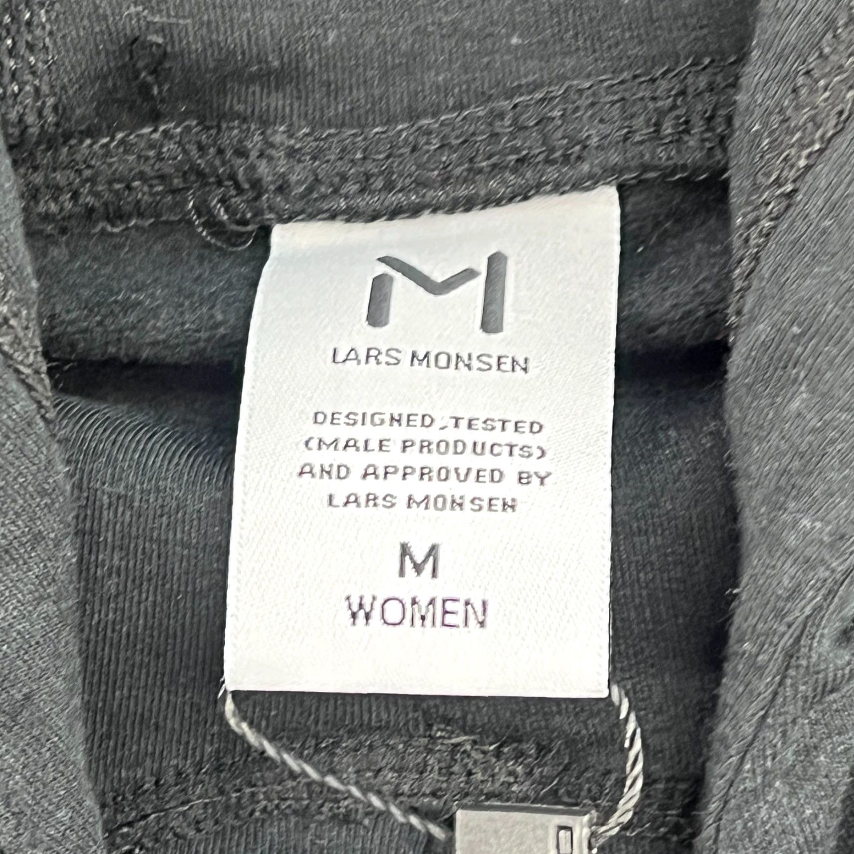 MONSE VINTAGE Lars Monsen Womens Hoodie Medium Black Brown hooded Drawstring Sweatshirt Norway Size M / US 6-8 / IT 42-44 - 7 Thumbnail