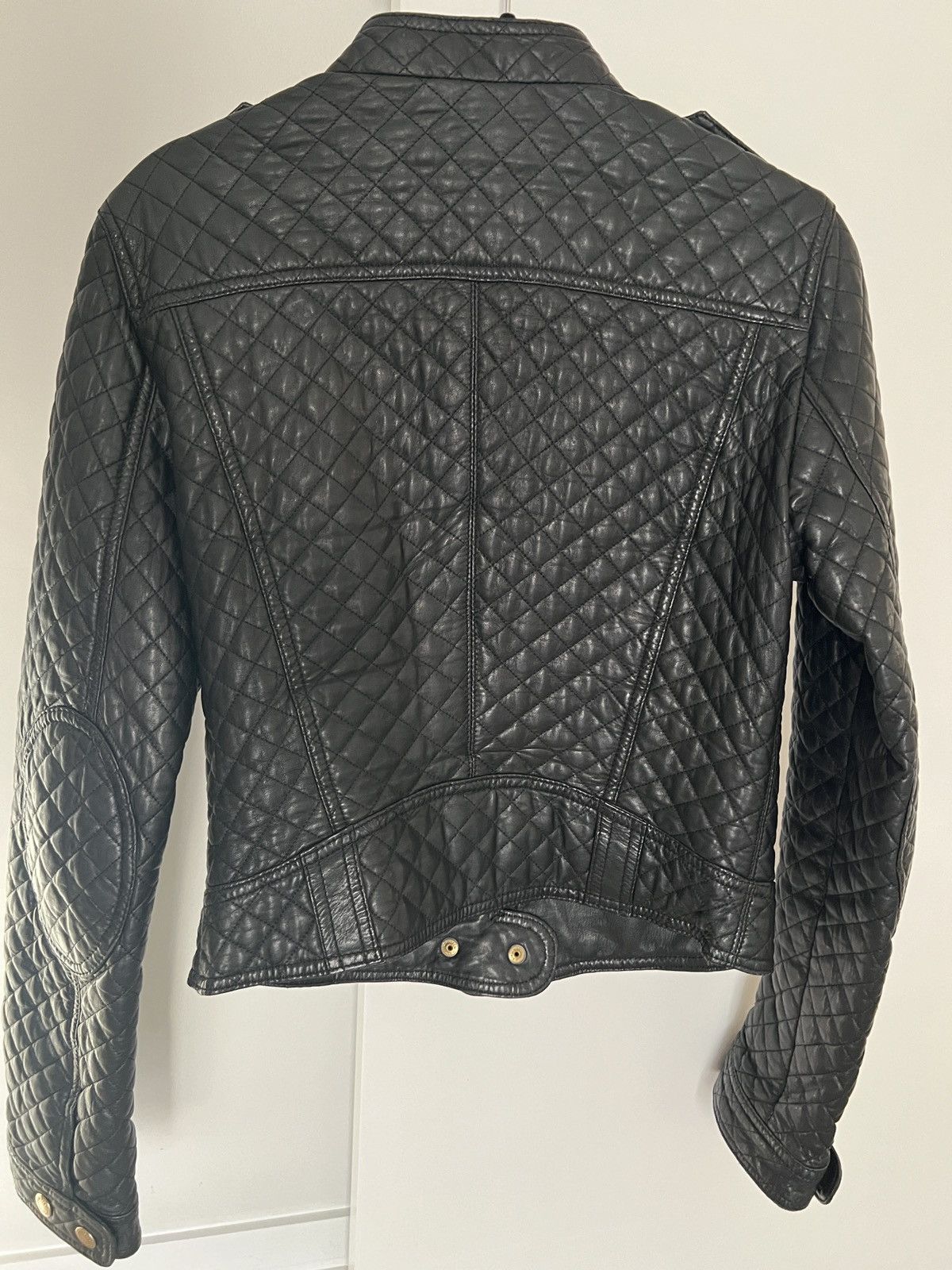 Dolce & Gabbana Black leather jacket, IT40 Size S / US 4 / IT 40 - 9 Thumbnail