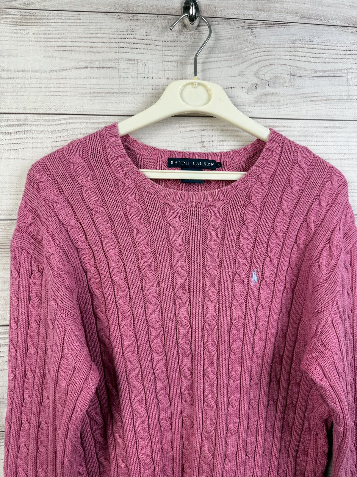 Ralph Lauren Polo Ralph Lauren Kable Knit Sweater Women’s Size L Size L / US 10 / IT 46 - 2 Thumbnail