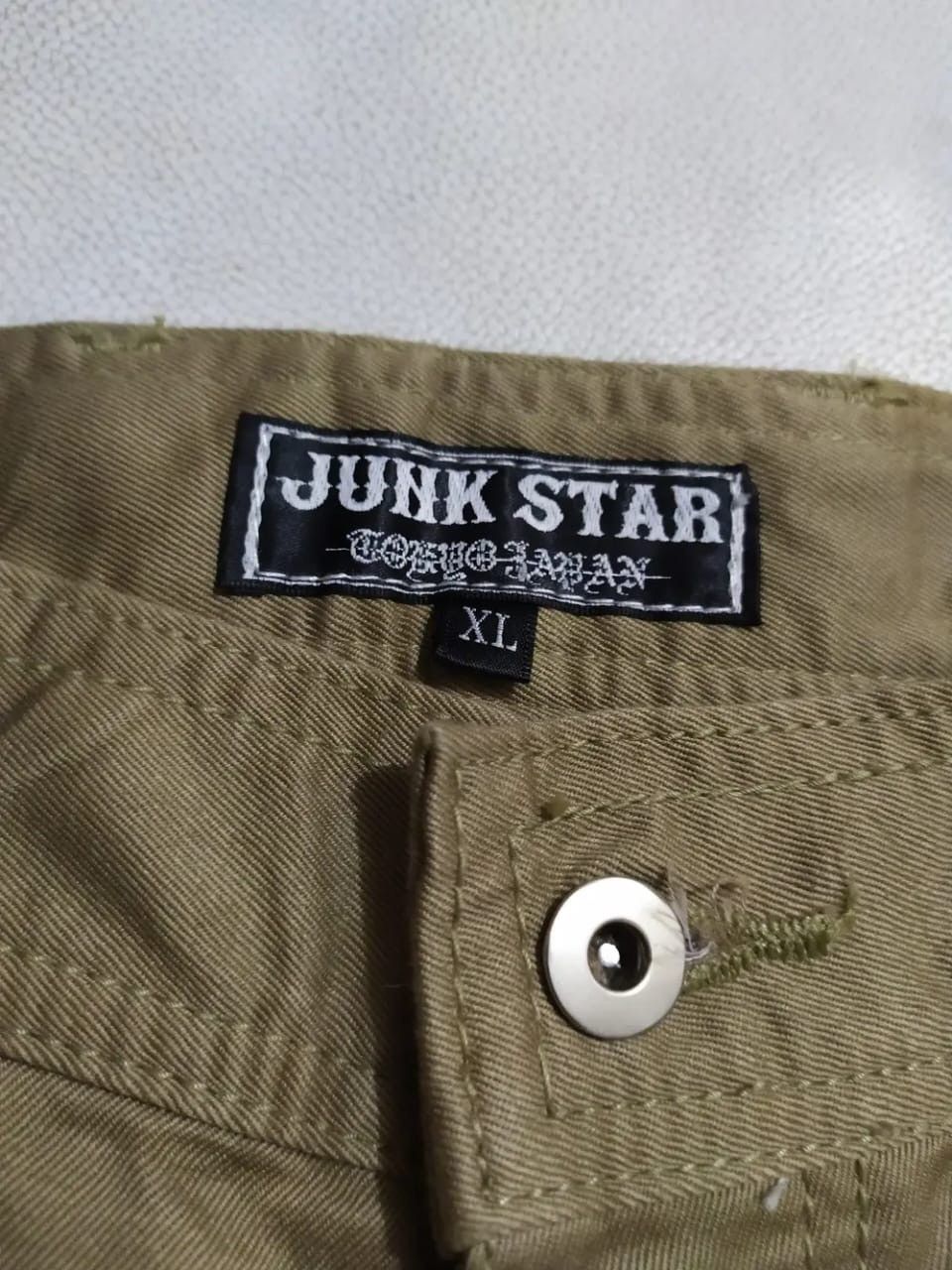 Japanese Brand Embroidery Prayed Marie Junk Star Tokyo Japan Straight Pant Size US 33 - 10 Thumbnail