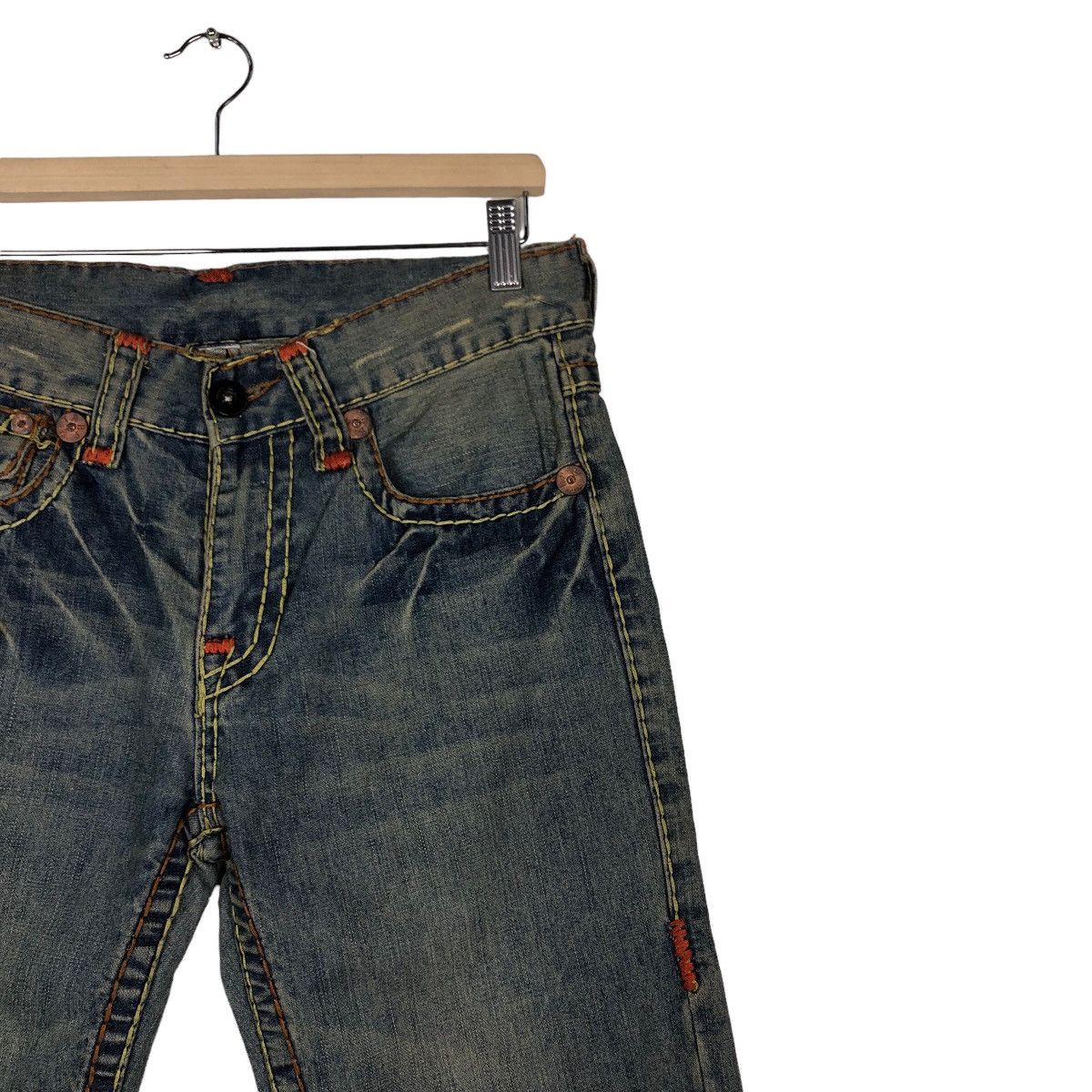 Japanese Brand 🔥VINTAGE DENIM JEANS TRUE RELIGION DESIGN BIG POCKET Size US 32 / EU 48 - 6 Thumbnail