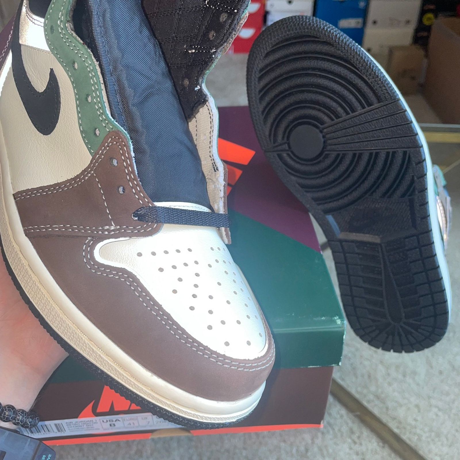 Jordan Brand DH3097-001 AiR JORDAN 1 Hi HAND CRAFTED MALLARD DUCK AUTUMN Size US 8 / EU 41 - 8 Thumbnail