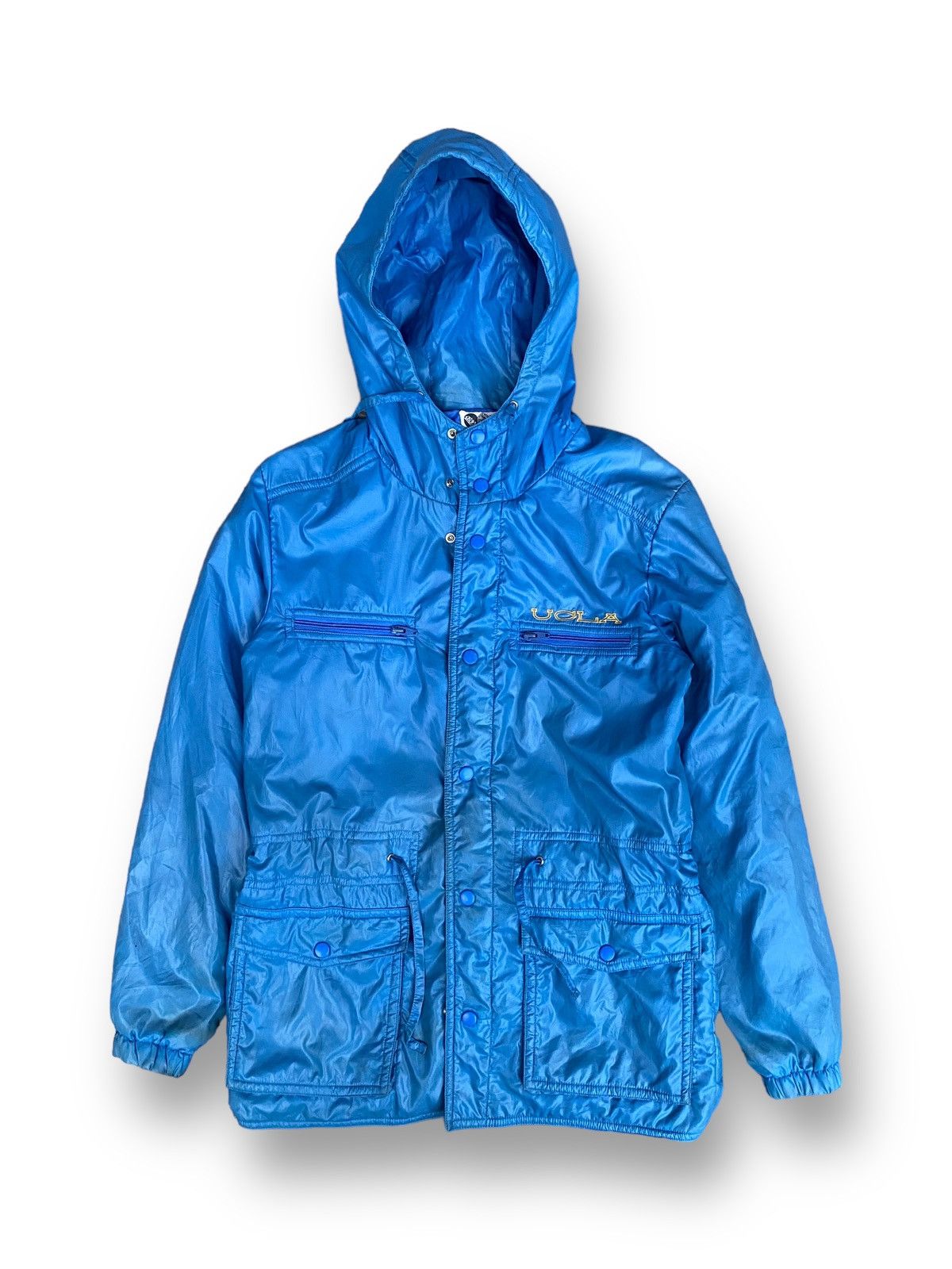 image of American College x Vintage Ucla Hoodies Jacket. B8 in Blue, Men's (Size Medium)