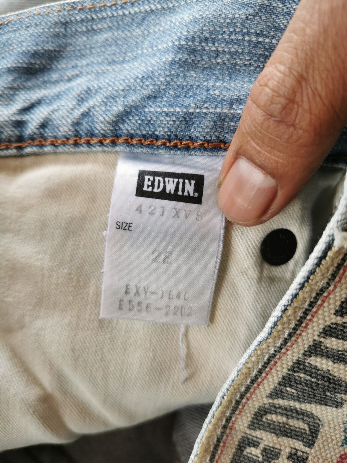 Edwin Edwin Bootcut Distressed Denim Jeans Size US 30 / EU 46 - 8 Thumbnail
