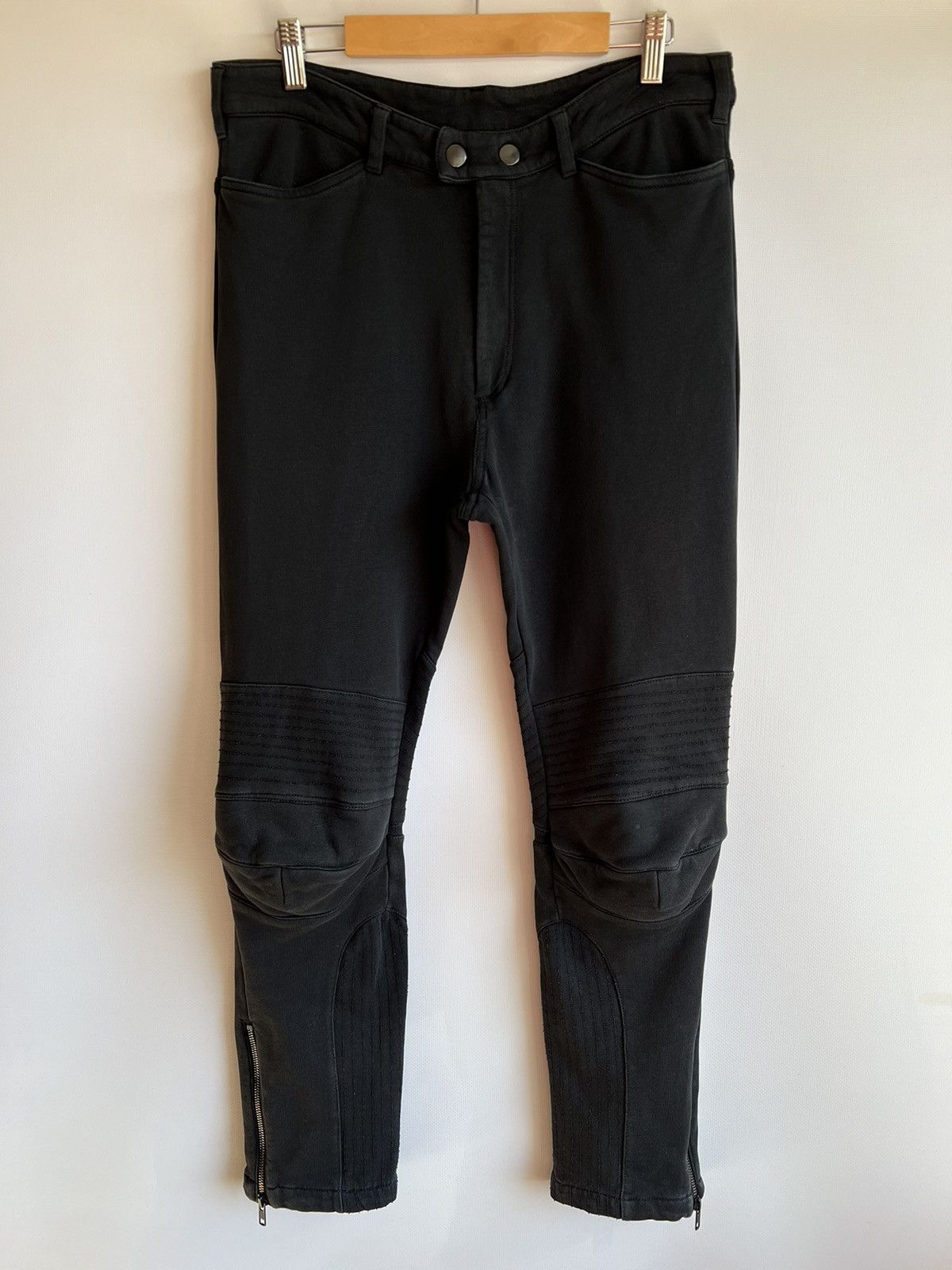 Ann Demeulemeester Ann Demeulemeester Cotton Biker Slim Pants