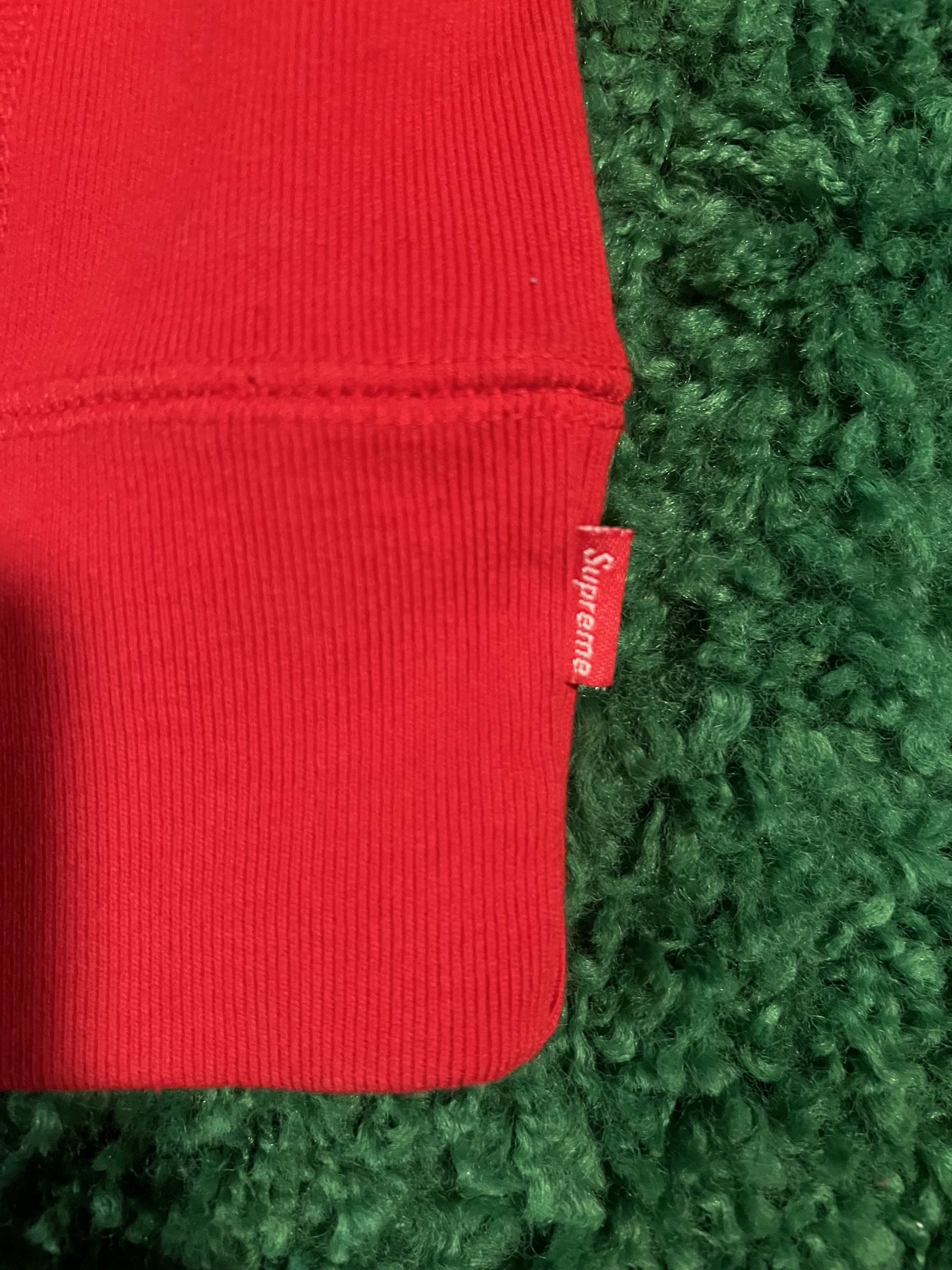 Supreme Supreme Sleeve Patch Hooded Sweatshirt Large Red Size US L / EU 52-54 / 3 - 3 Thumbnail