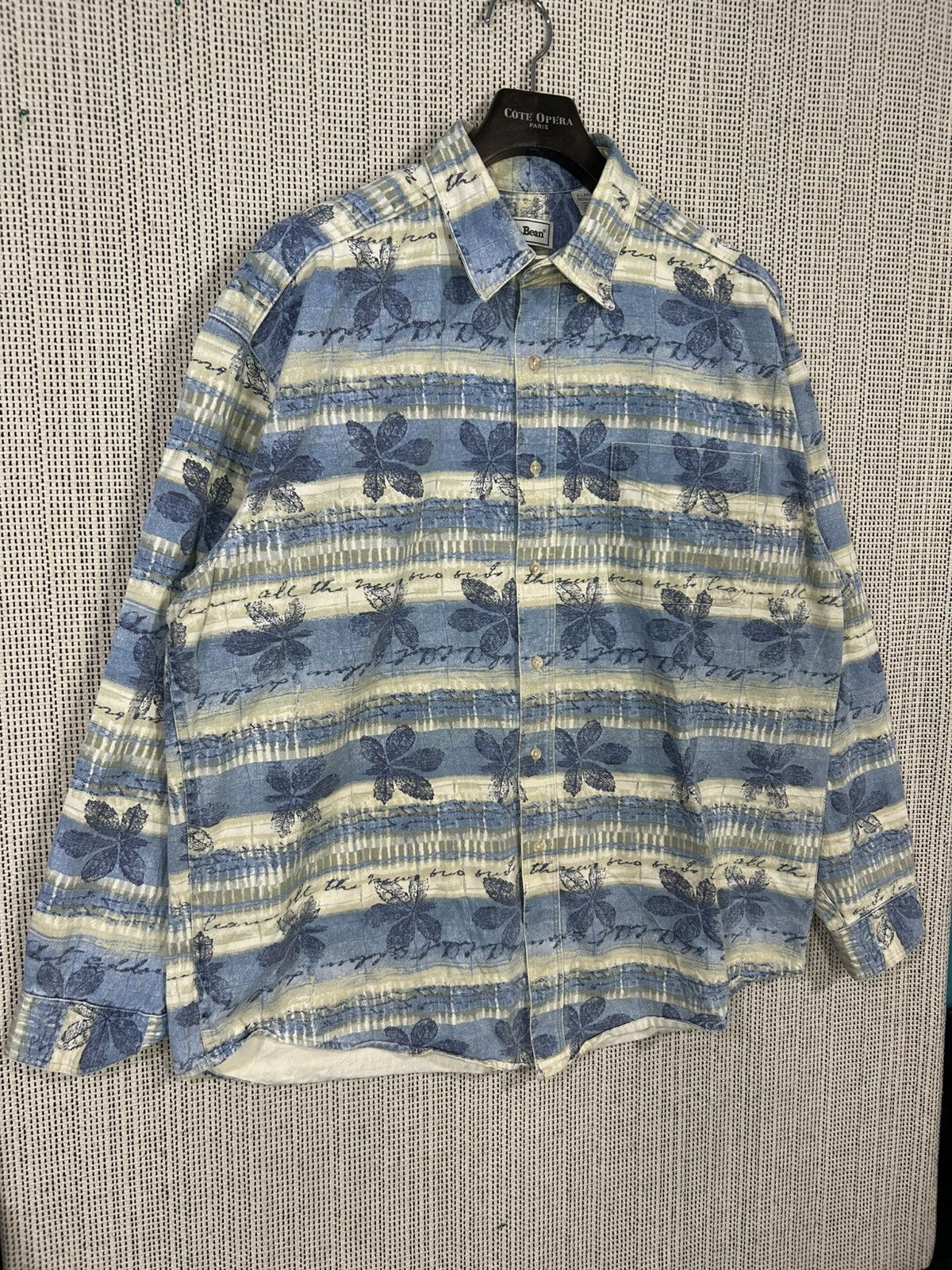 L.L. Bean Vintage 90s LL BEAN shirt button nice design Size US XL / EU 56 / 4 - 2 Thumbnail