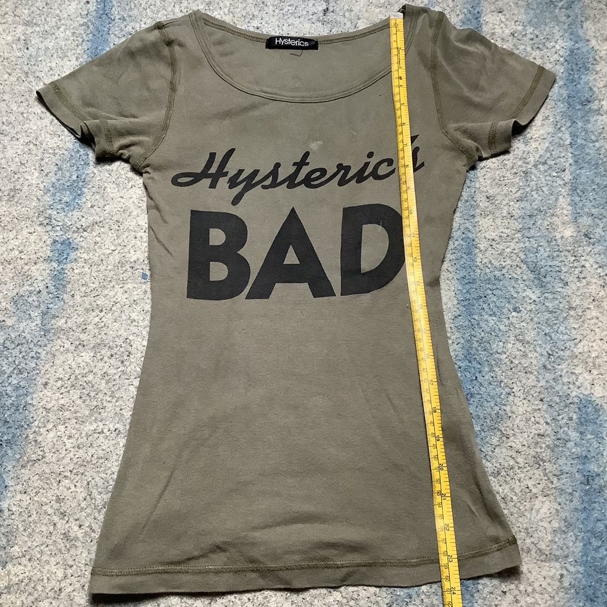 Hysteric Glamour × Vintage 90's Hysteric Bad Tee Size ONE SIZE - 10 Thumbnail