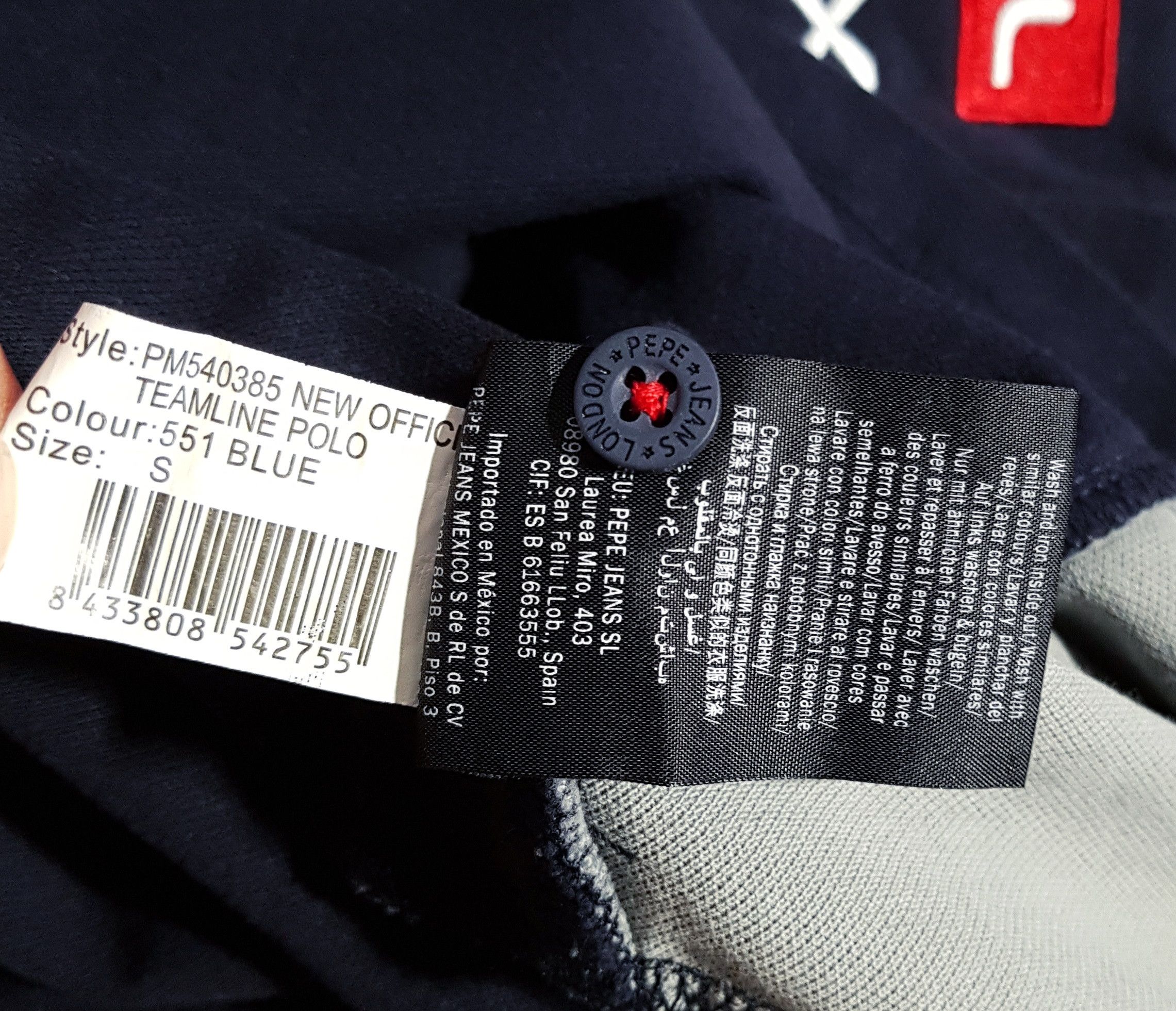 Pepe Jeans Infiniti Red Bull Racing Pepe Jeans Red Bull F1 Team Polo Size US S / EU 44-46 / 1 - 15 Thumbnail