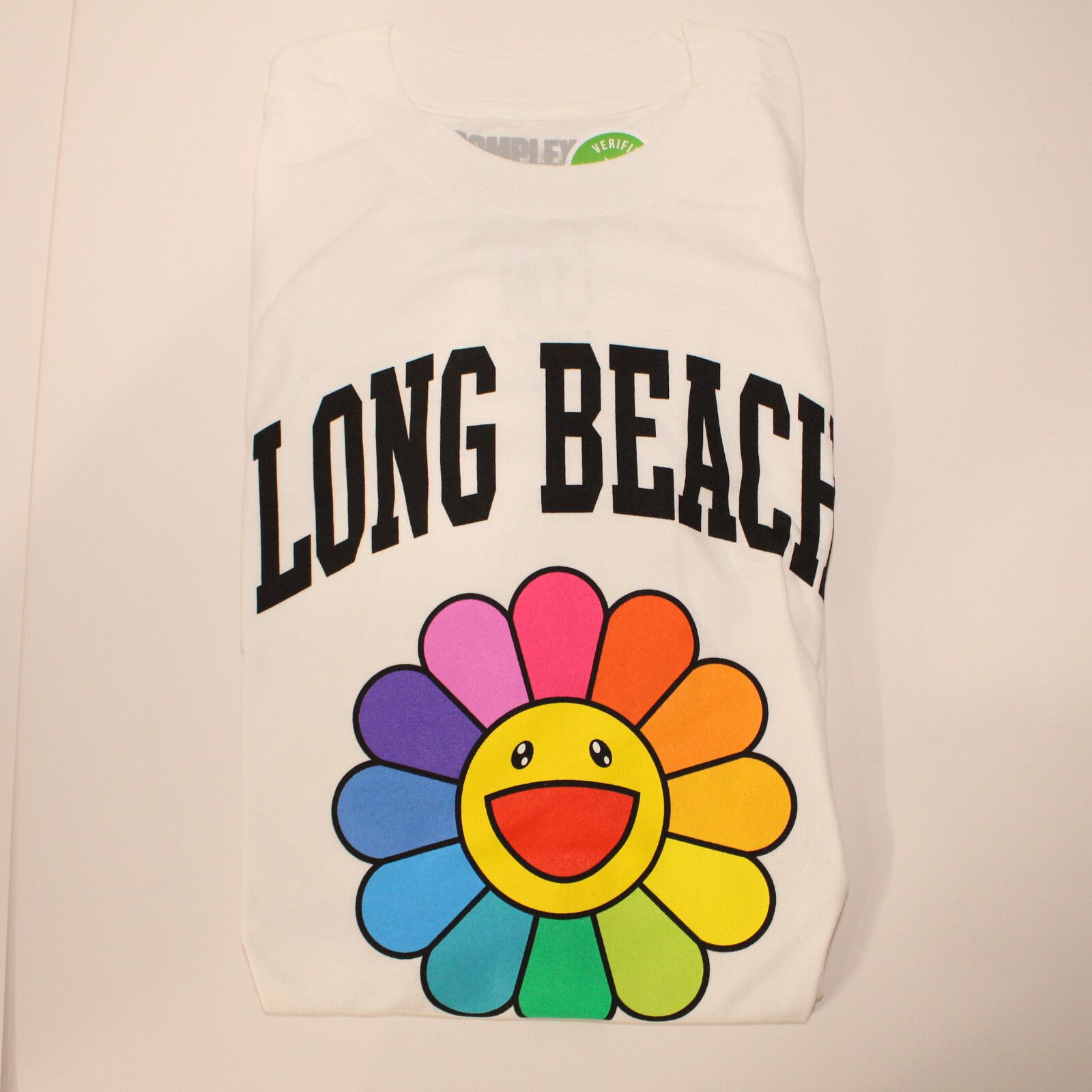 Takashi Murakami x Complexcon Long Beach Flower Tee White