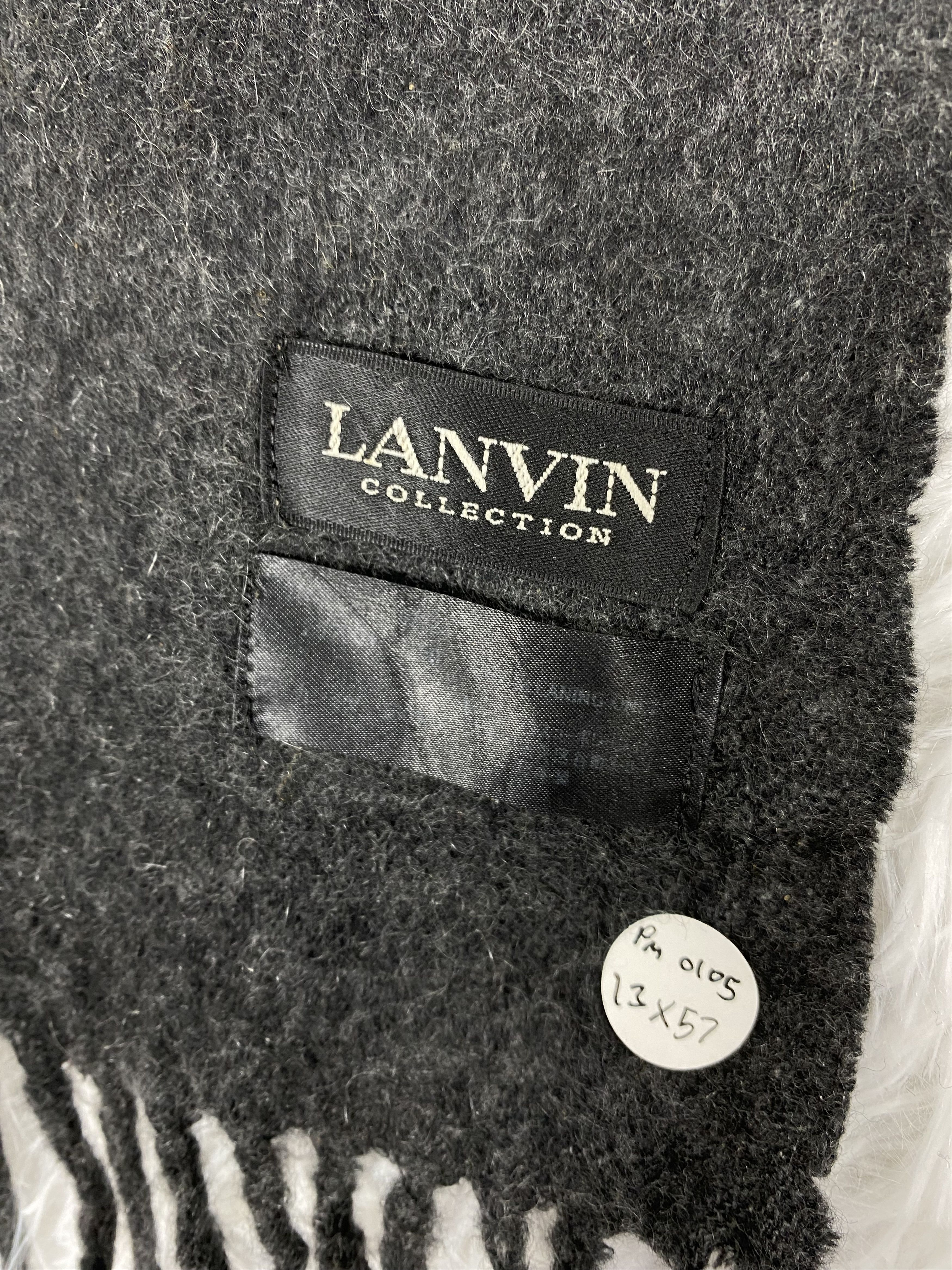 Lanvin Vintage Lanvin Scarf / Muffler Neckwear PM0105 Size ONE SIZE - 2 Thumbnail