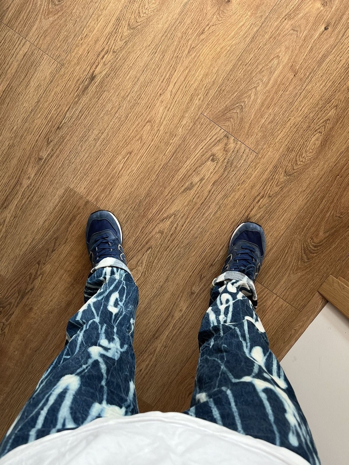 Levi's 🔥Levis selvedge denim full printed vintage pattern Size US 30 / EU 46 - 4 Thumbnail