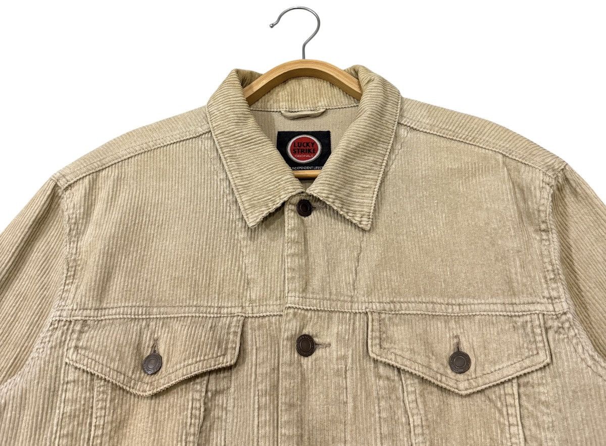Vintage Lucky Strike Corduroy Trucker Western Jacket