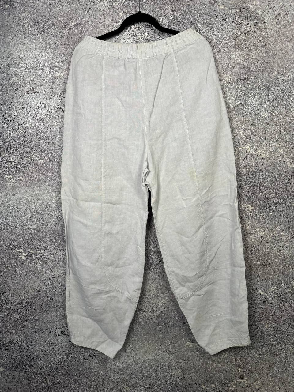 Japanese Brand × OSKA Vintage Japanese OSKA Linen Big Pants Buggy Style Size 32" / US 10 / IT 46 - 17 Thumbnail