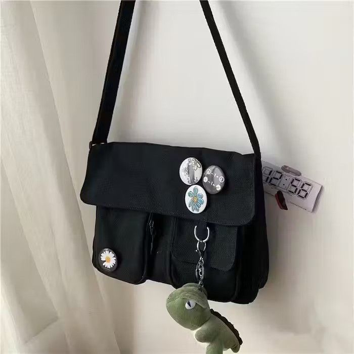 Japanese Brand Canvas Messenger Bag Size ONE SIZE - 5 Thumbnail