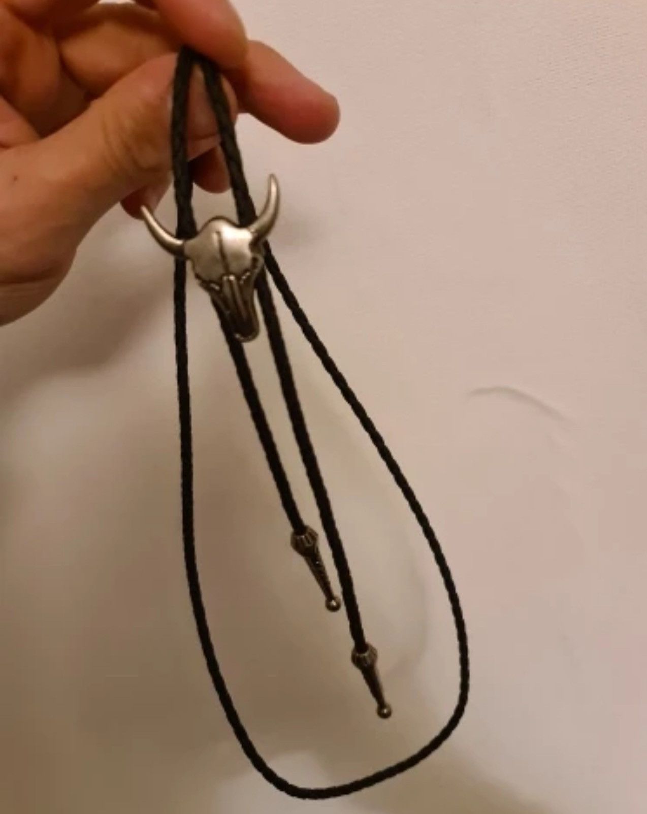 Vintage Adjustable Bull Head Western Cowboy Bolo Tie Size ONE SIZE - 2 Thumbnail
