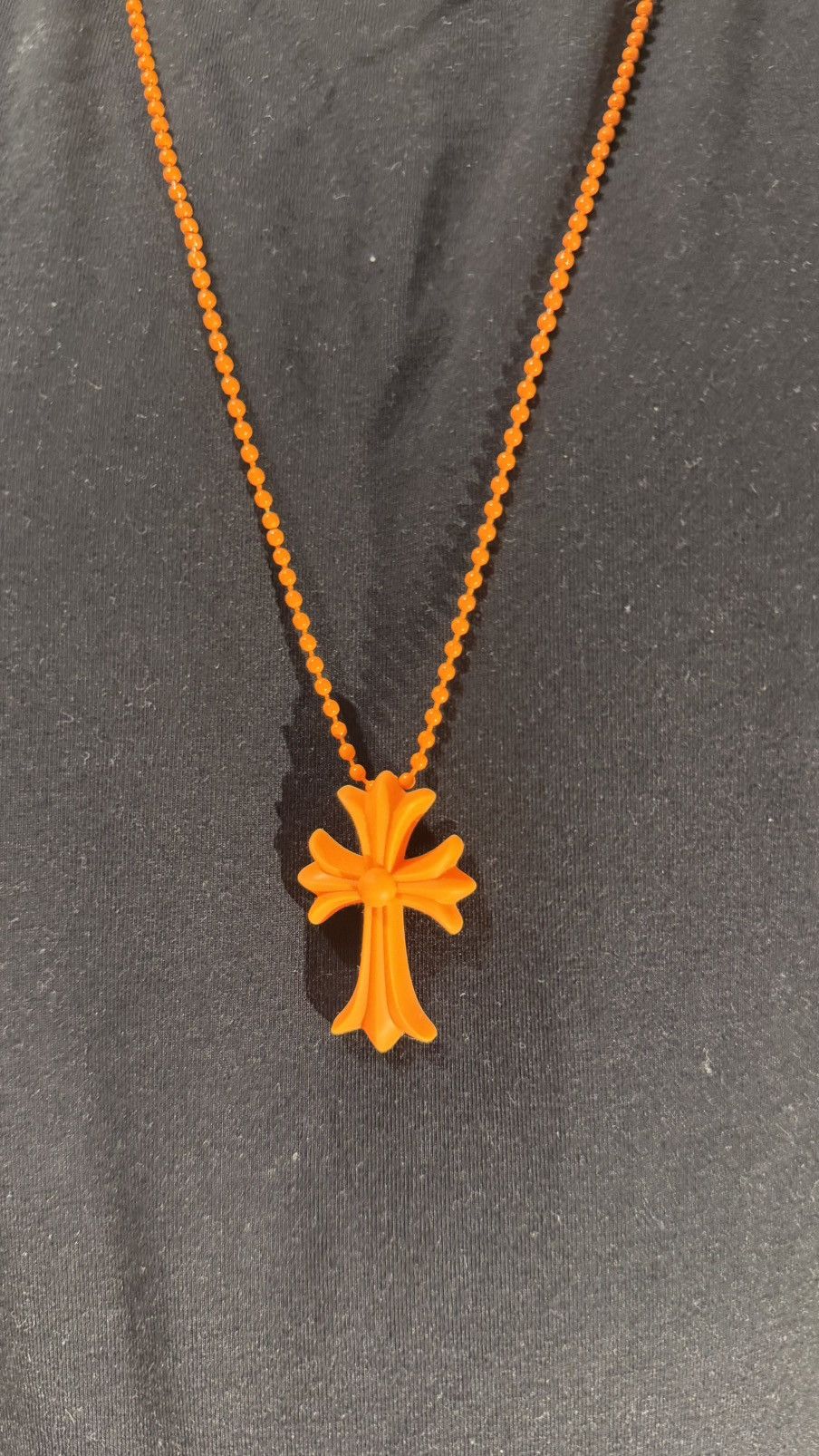 Chrome Hearts Chrome Hearts orange silicone necklace Size ONE SIZE - 9 Thumbnail