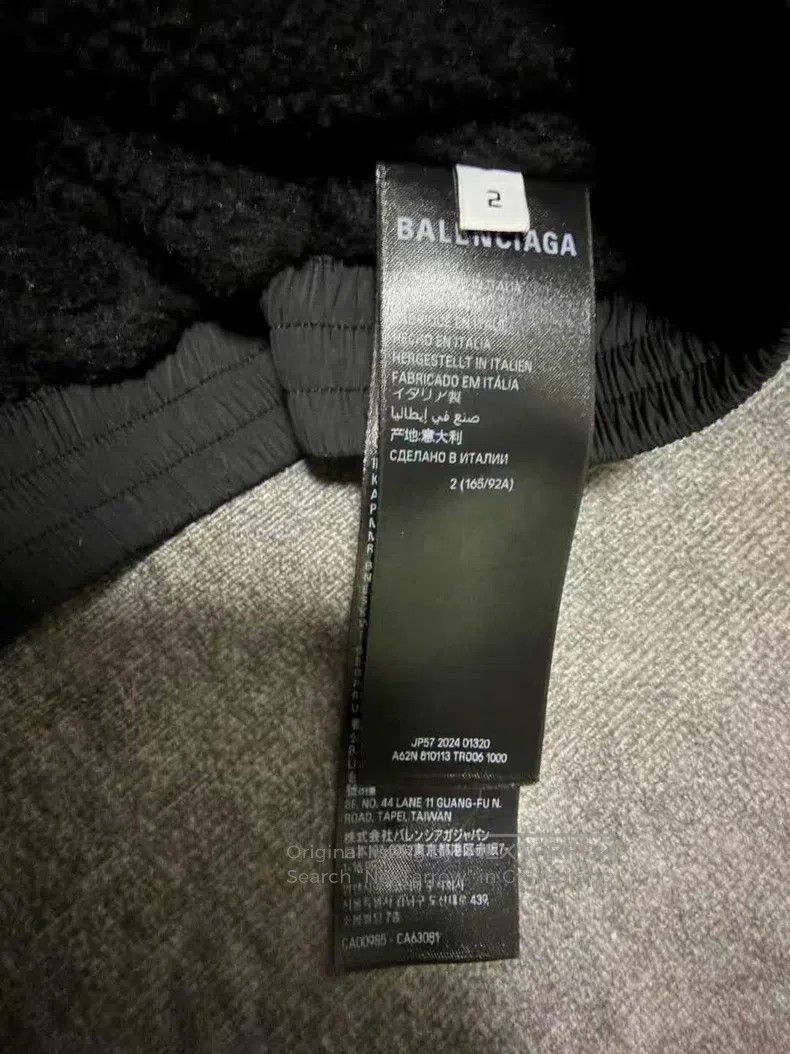 Balenciaga Balenciaga Ski Series Black 3B Nylon Hooded Fleece Jacket Size US M / EU 48-50 / 2 - 4 Thumbnail