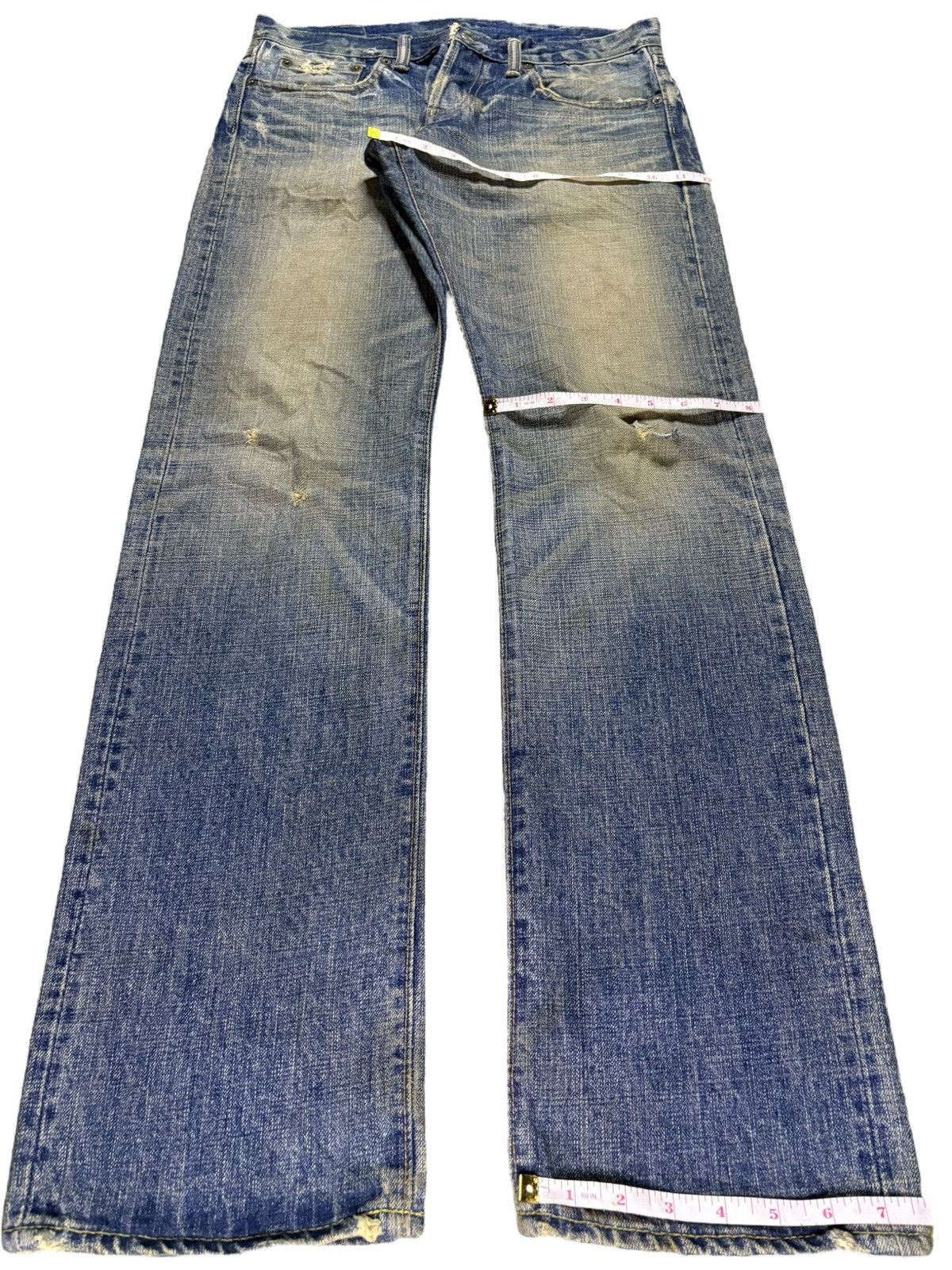 Eternal × Japanese Brand Vintage Japanese Eternal Mud Wash Distressed Loose Jeans Size US 28 / EU 44 - 14 Thumbnail