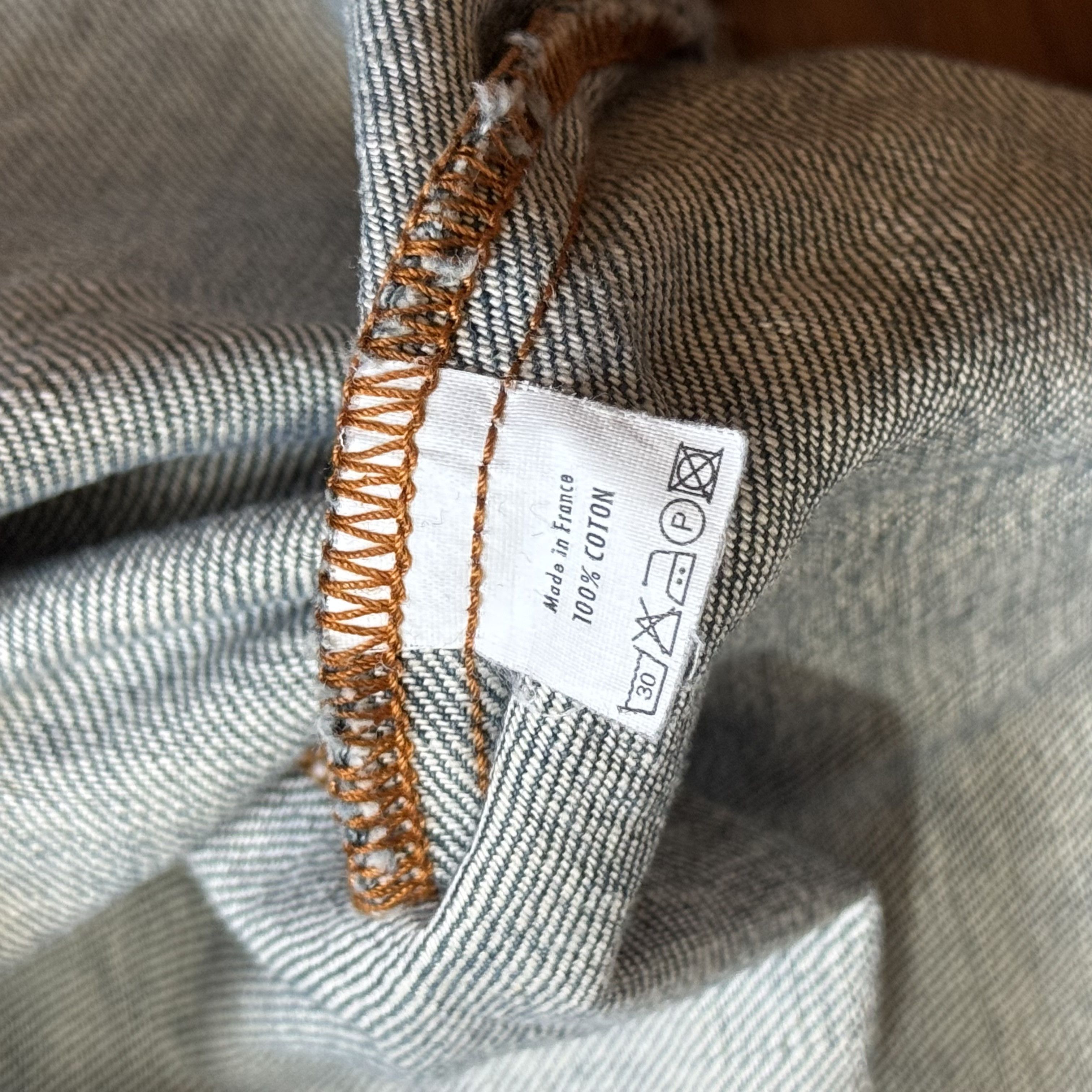 Balmain Balmain Decarnin Era Distressed Denim Button Up Shirt Size US S / EU 44-46 / 1 - 6 Thumbnail