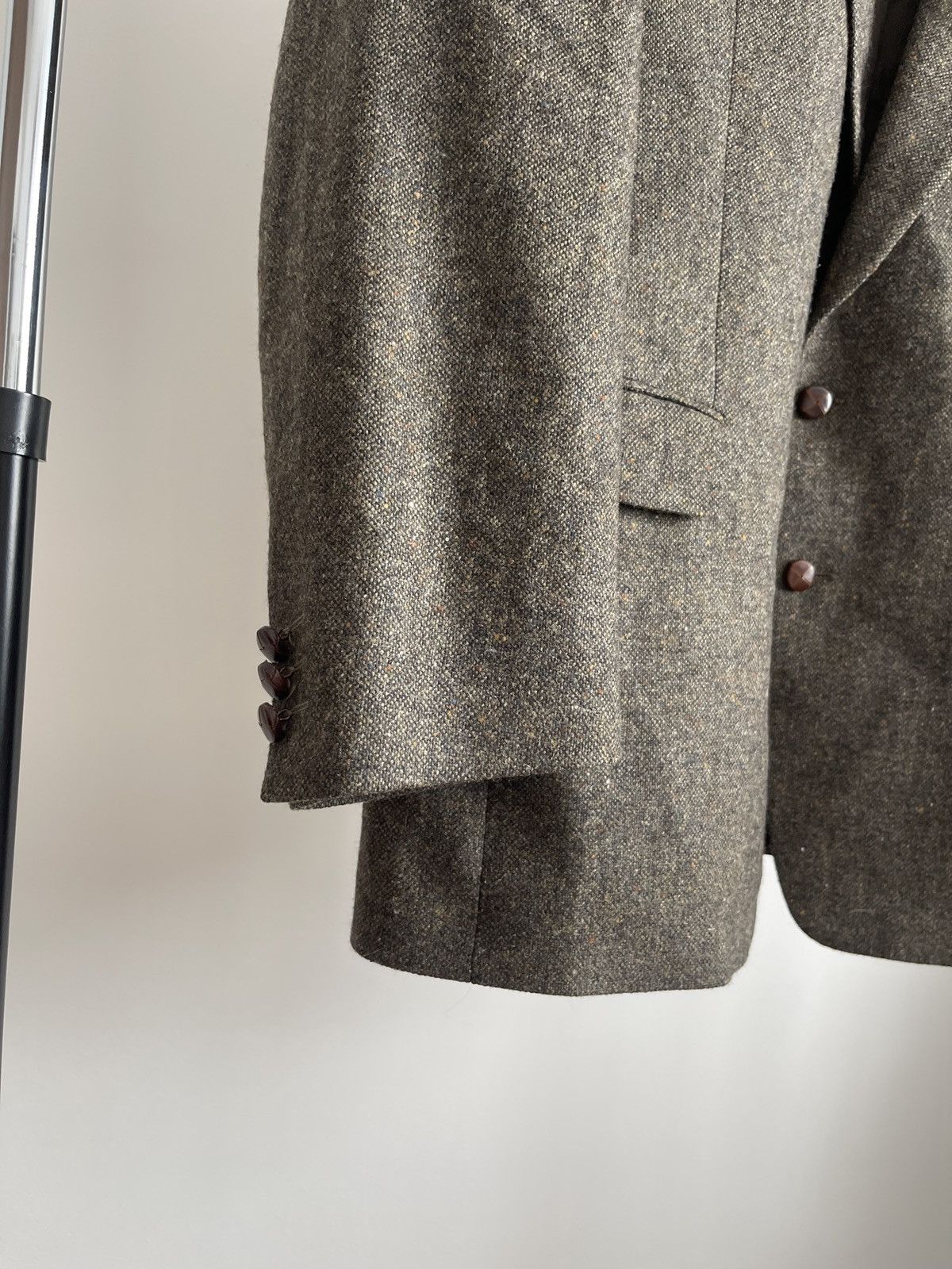 Vintage Vintage blazer tweed sport coat wool Keiser jacket 46R Size 46R - 4 Thumbnail