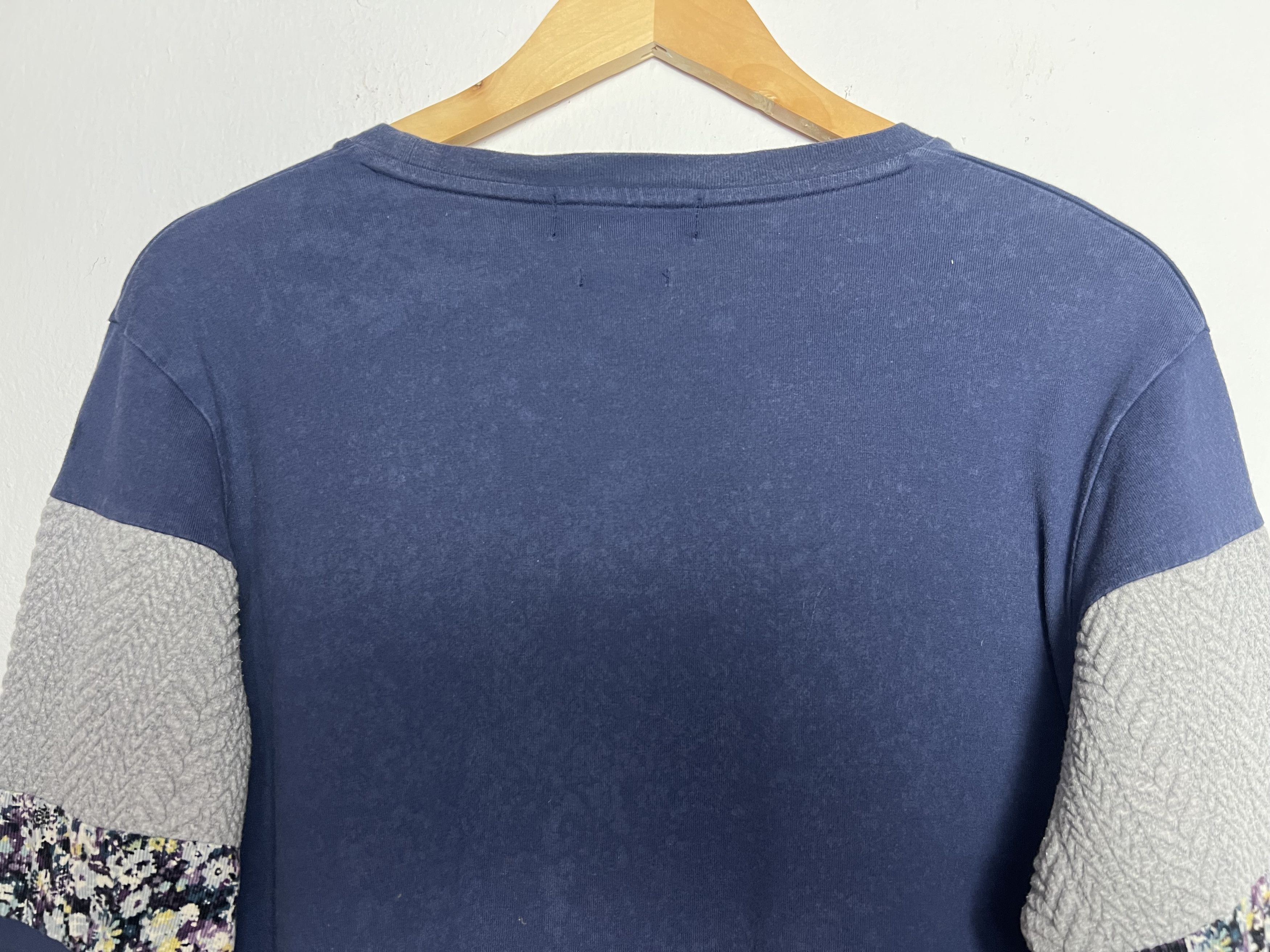 Ships Jet Blue Ships Jet Blue Stripe Cable Knit Long Sleeve T-shirt Size US L / EU 52-54 / 3 - 6 Thumbnail