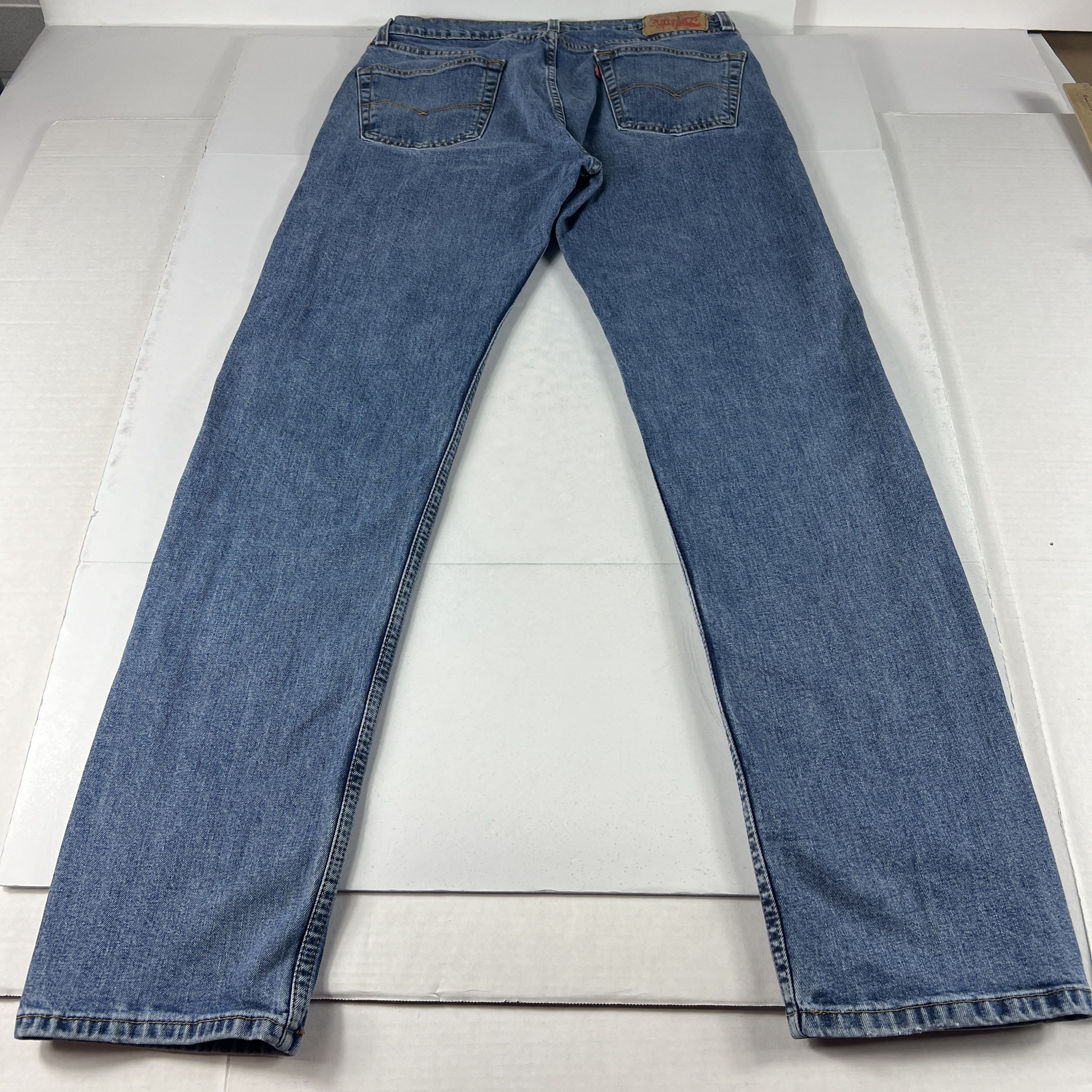 Levi's Levi's Jeans 505 Straight Leg Blue Faded Stretch Denim Size US 34 / EU 50 - 10 Thumbnail