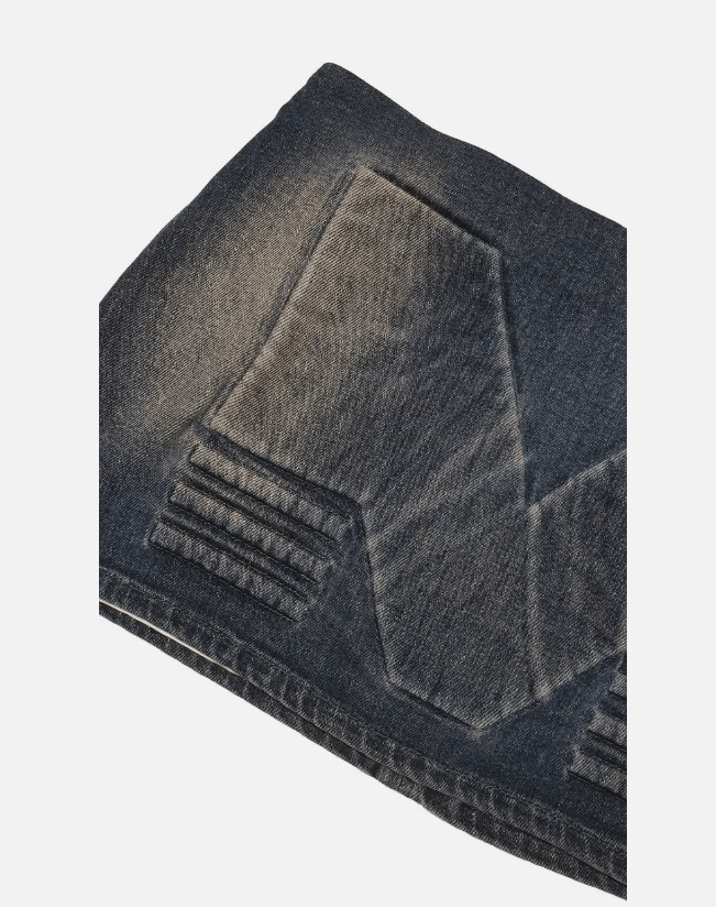 Mowalola MOWALOLA M SEAL MINI DENIM MOPS23SK010685781578 Size S Size 27" / US 4 / IT 40 - 4 Thumbnail