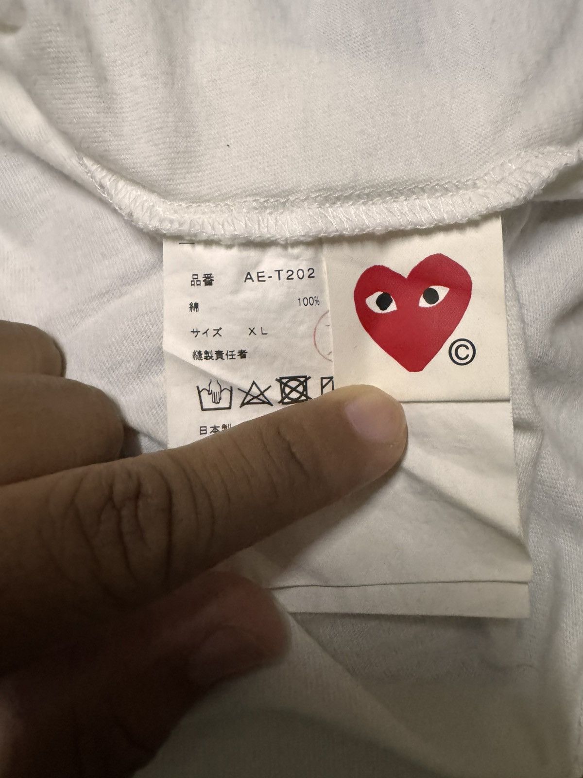 Comme des Garcons × The North Face Cdg Play x The North Face Tee Size US XL / EU 56 / 4 - 9 Thumbnail