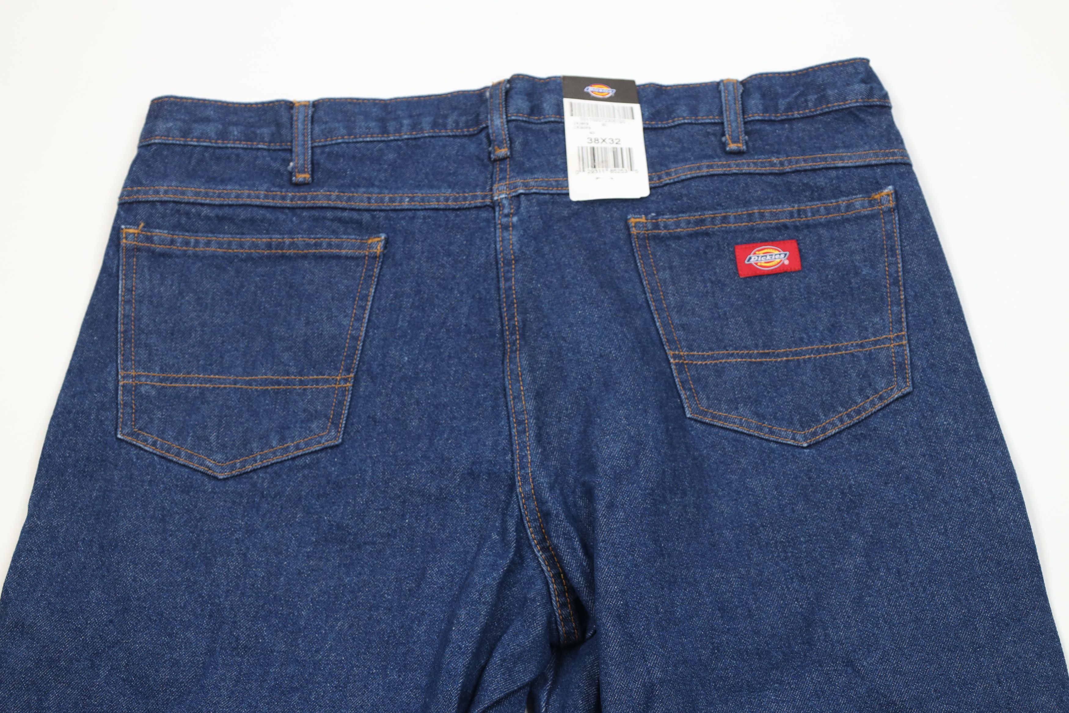 Dickies Deadstock Vintage Y2K Dickies Wide Leg Dungaree Denim Jeans Size US 38 / EU 54 - 8 Thumbnail