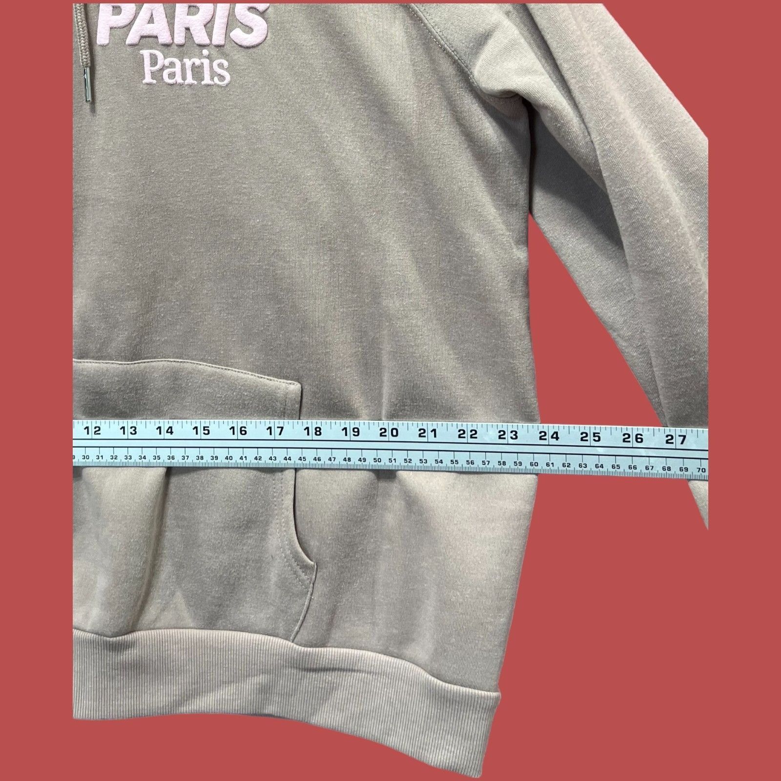 rue21 Rue 21 - Women's Long Sleeve Hooded Sweatshirt - Brown - Ext Size XL / US 12-14 / IT 48-50 - 4 Thumbnail