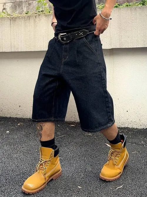 Japanese Brand VINTAGE jeans jorts Y2K denim shorts Size US 36 / EU 52 - 4 Thumbnail