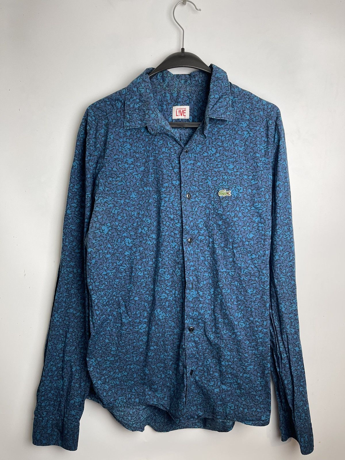 Lacoste Lacoste Live streetwear navy blue shirt Size US S / EU 44-46 / 1 - 2 Thumbnail