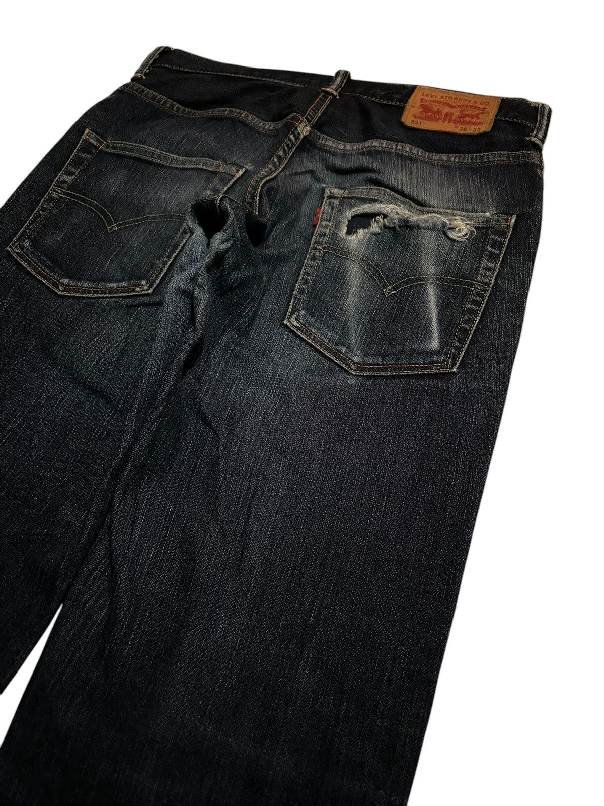 Levi's Levi’s Lot 551 Season Faded Distressed Jeans Size US 29 - 7 Thumbnail