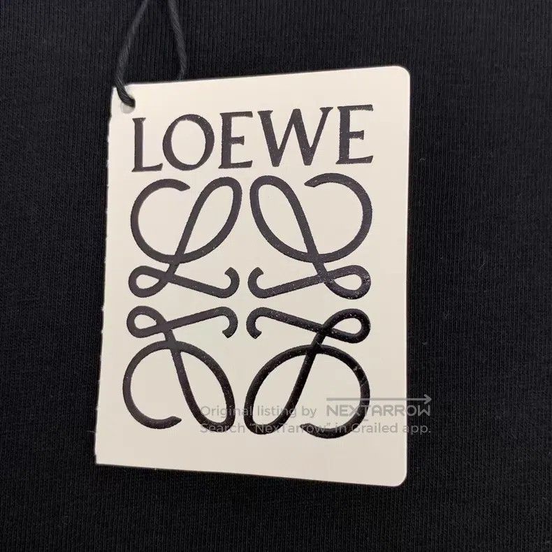 Loewe Loewe Black smiley face print cotton round neck short slee Size S / US 4 / IT 40 - 6 Thumbnail
