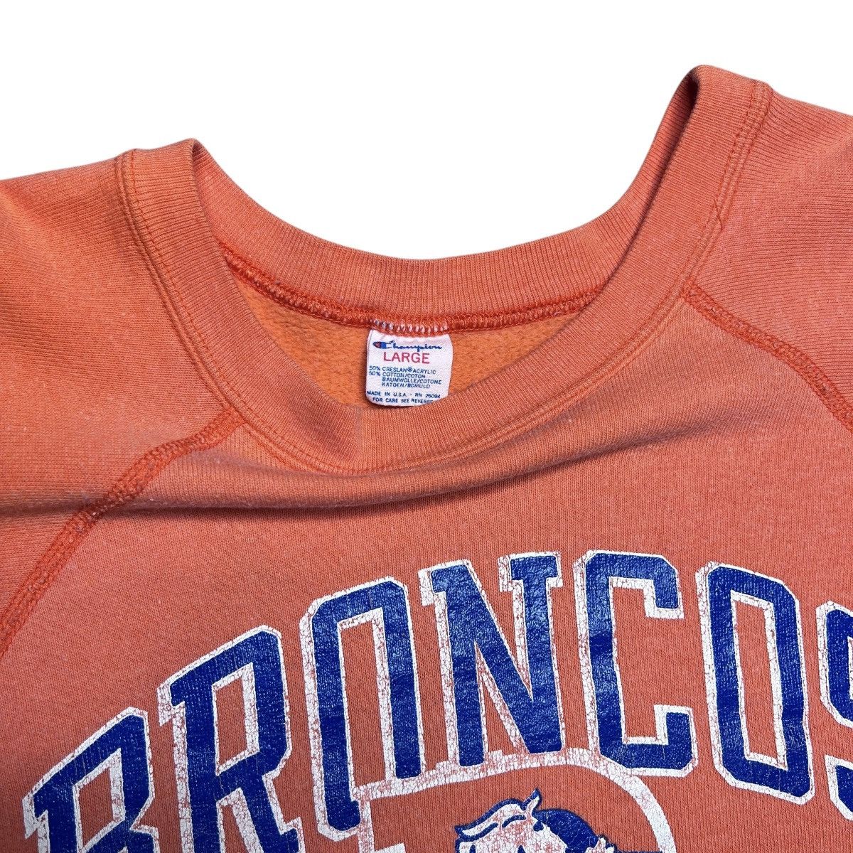 Vintage 80s NFL Denver Broncos Champion Spell Out Sweatshirt
