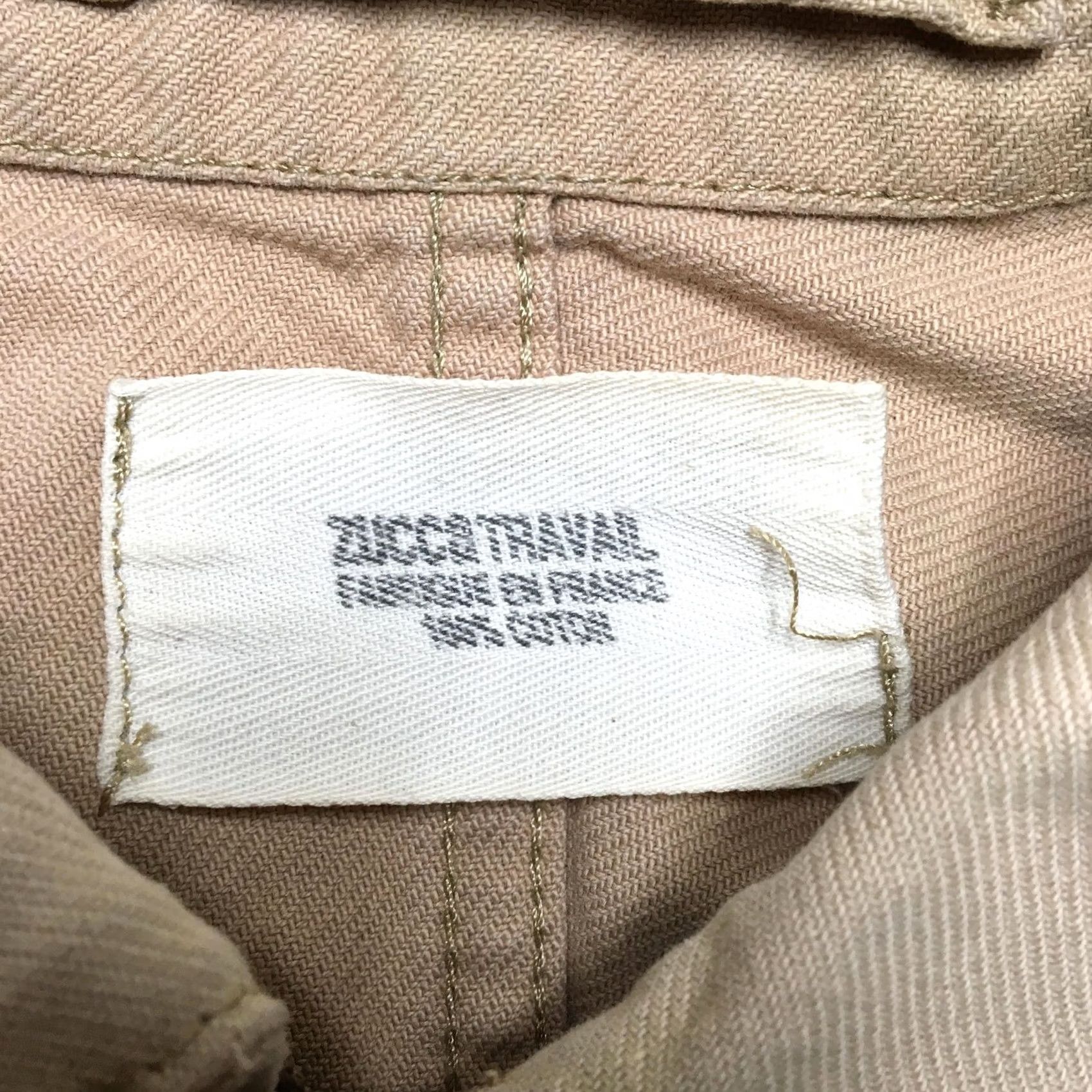 Zucca ZUCCA TRAVAIL Jacket Mens L Beige Twill Military Workwear Zip France Size US L / EU 52-54 / 3 - 6 Thumbnail