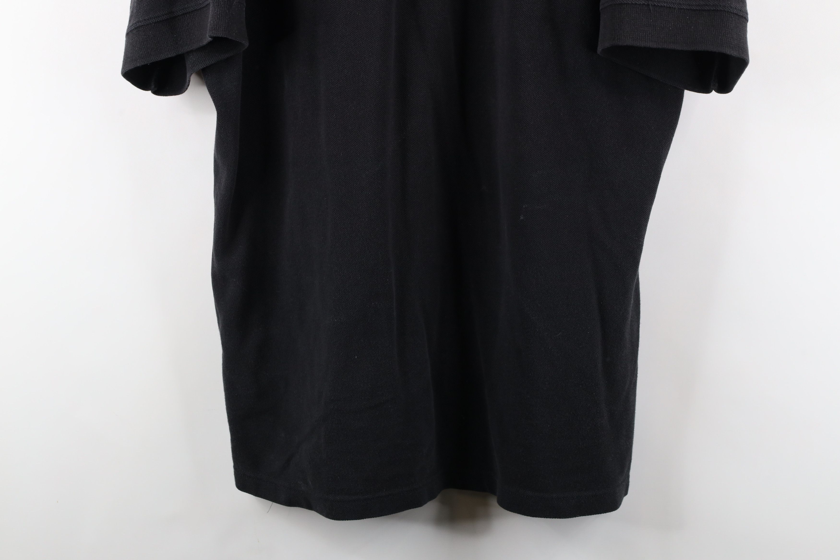 Vintage × Woolrich Woolen Mills Vintage 90s Woolrich Spell Out Collared Polo Shirt Black Size US L / EU 52-54 / 3 - 3 Thumbnail