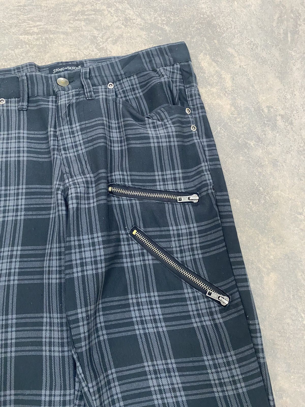 Le Grande Bleu (L.G.B.) 31040=SKKONE PUNK PLAID PANTS LGB HYSTERIC MADPUNK Size US 31 - 4 Thumbnail