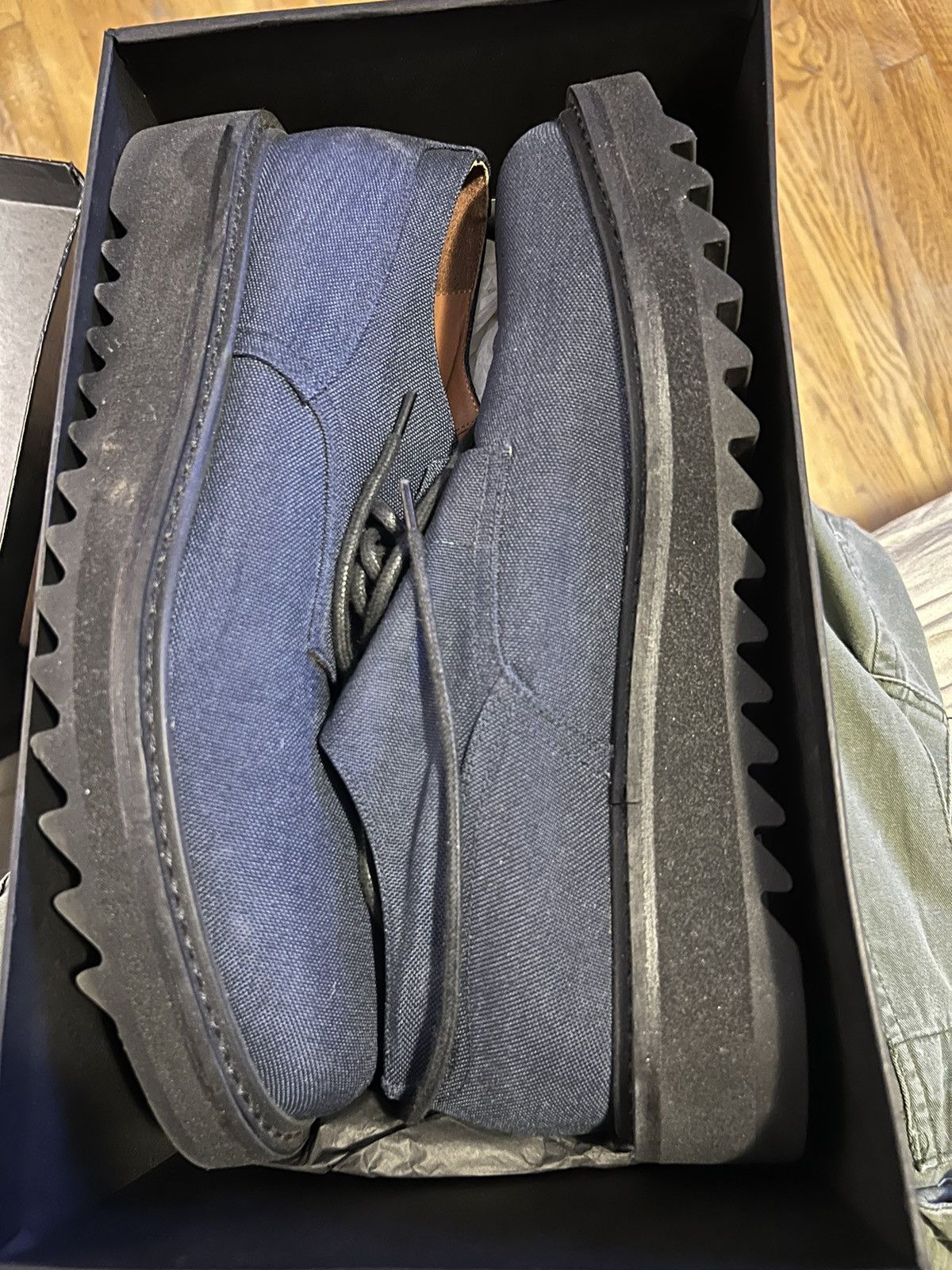 New In Box $795 Creeper Crepe Sole Lace Ups