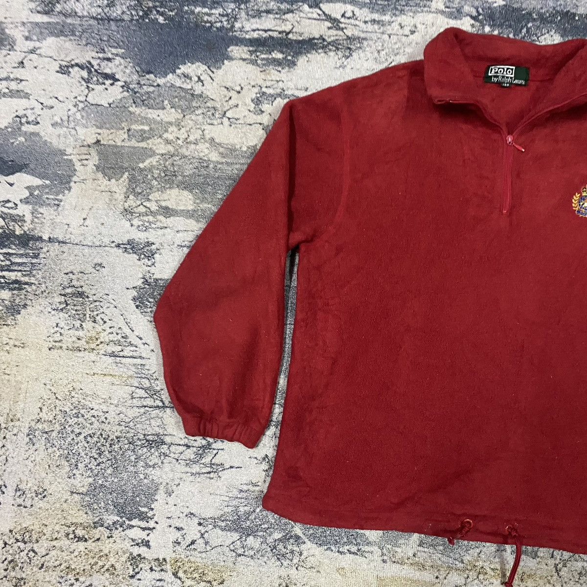 Vintage Vintage Polo Ralph Lauren Fleece Sweatshirt Pullover Size US S / EU 44-46 / 1 - 3 Thumbnail