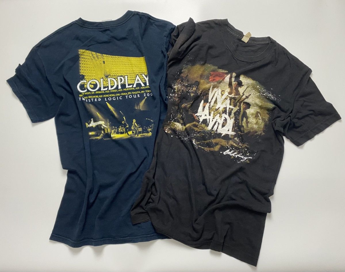Band Tees Combo Sale Vintage Coldplay Tour tee Size US M / EU 48-50 / 2 - 1 Thumbnail