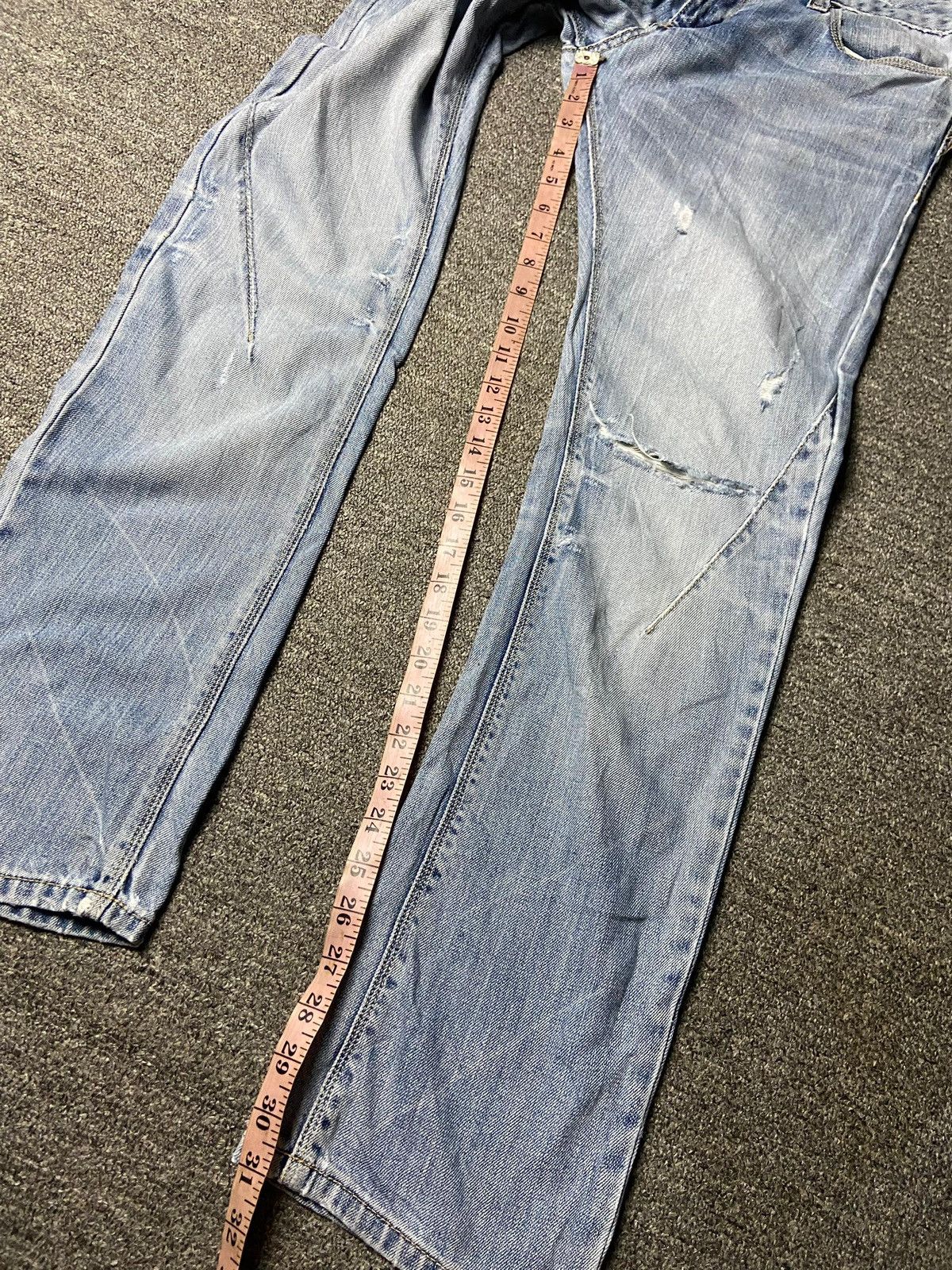 Japanese Brand Roots Three Style Distressed Denim Jeans (162) Size US 34 / EU 50 - 5 Thumbnail