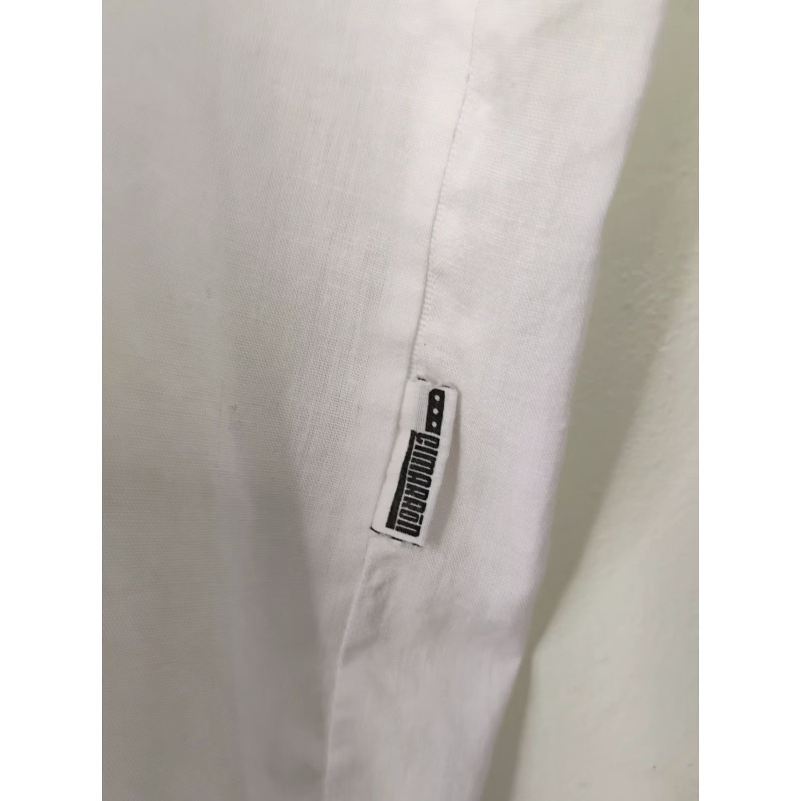 Vintage Havana VINTAGE Cimarron Havana Club El Ron De Cuba Short Sleeve Button Up Shirt Mens 3XL White Cotton Beach Hawaiian Lightweight Sheer Figured Pocket Size US XXL / EU 58 / 5 - 5 Thumbnail