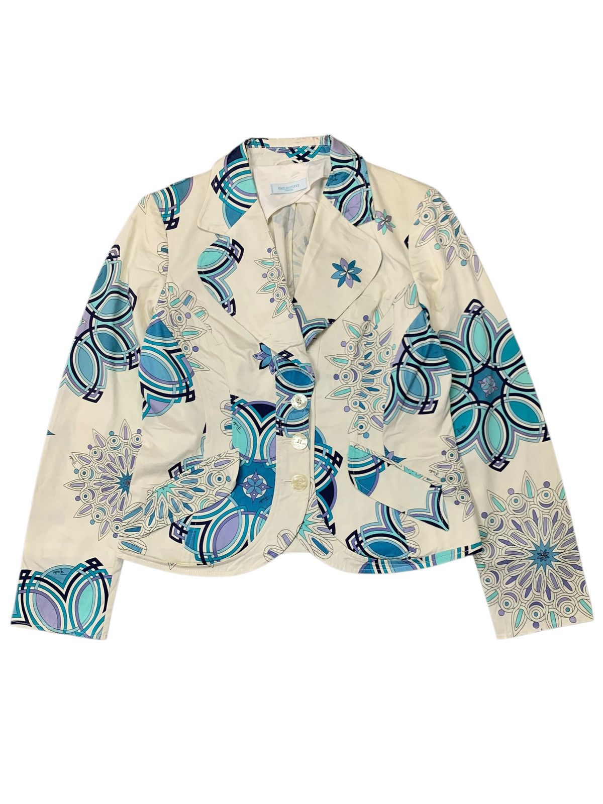 Emilio Pucci Emilio pucci printed blazer multi colour Size L / US 10 / IT 46 - 1 Thumbnail