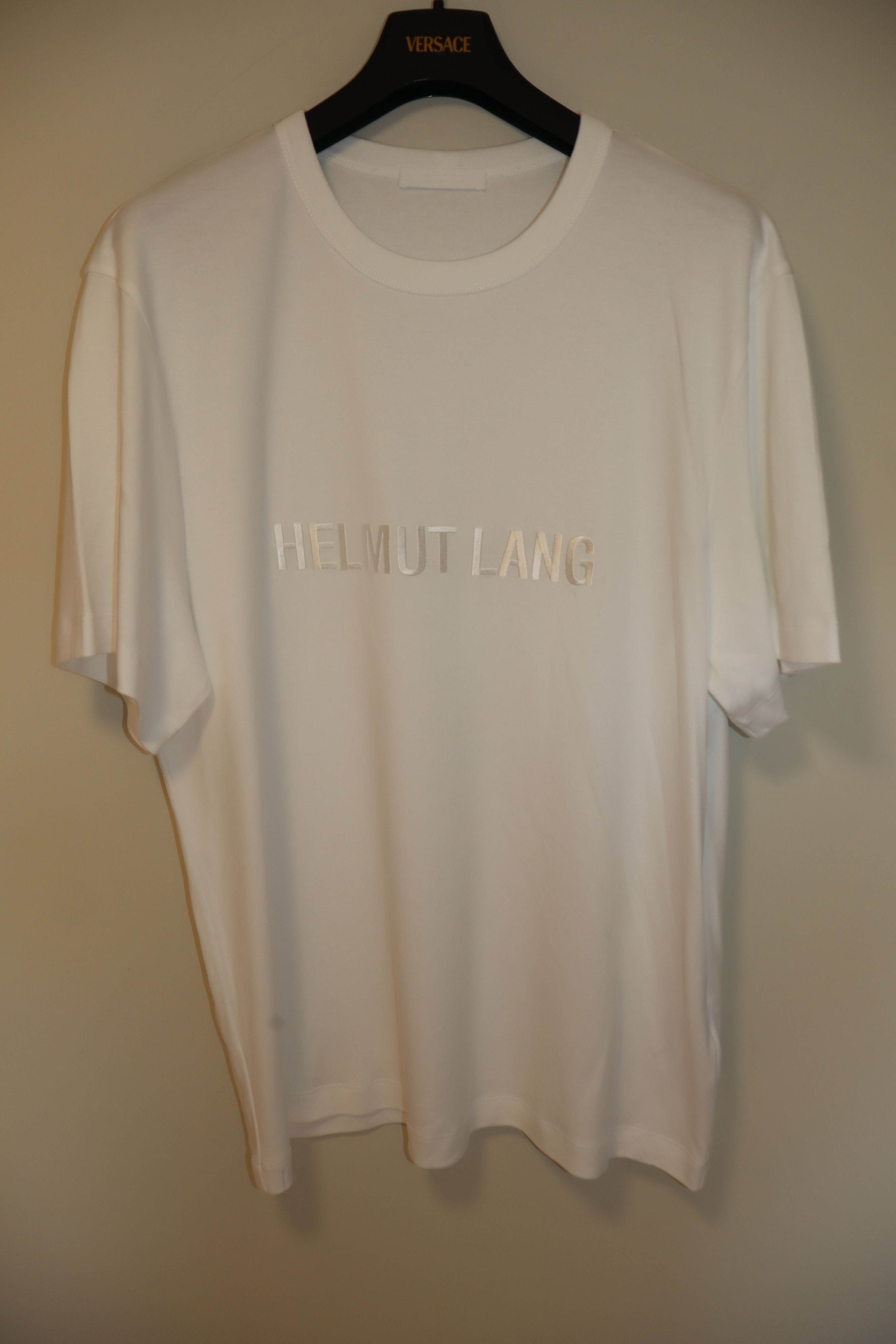 Helmut Lang Embroidered logo t-shirt Size US L / EU 52-54 / 3 - 1 Thumbnail