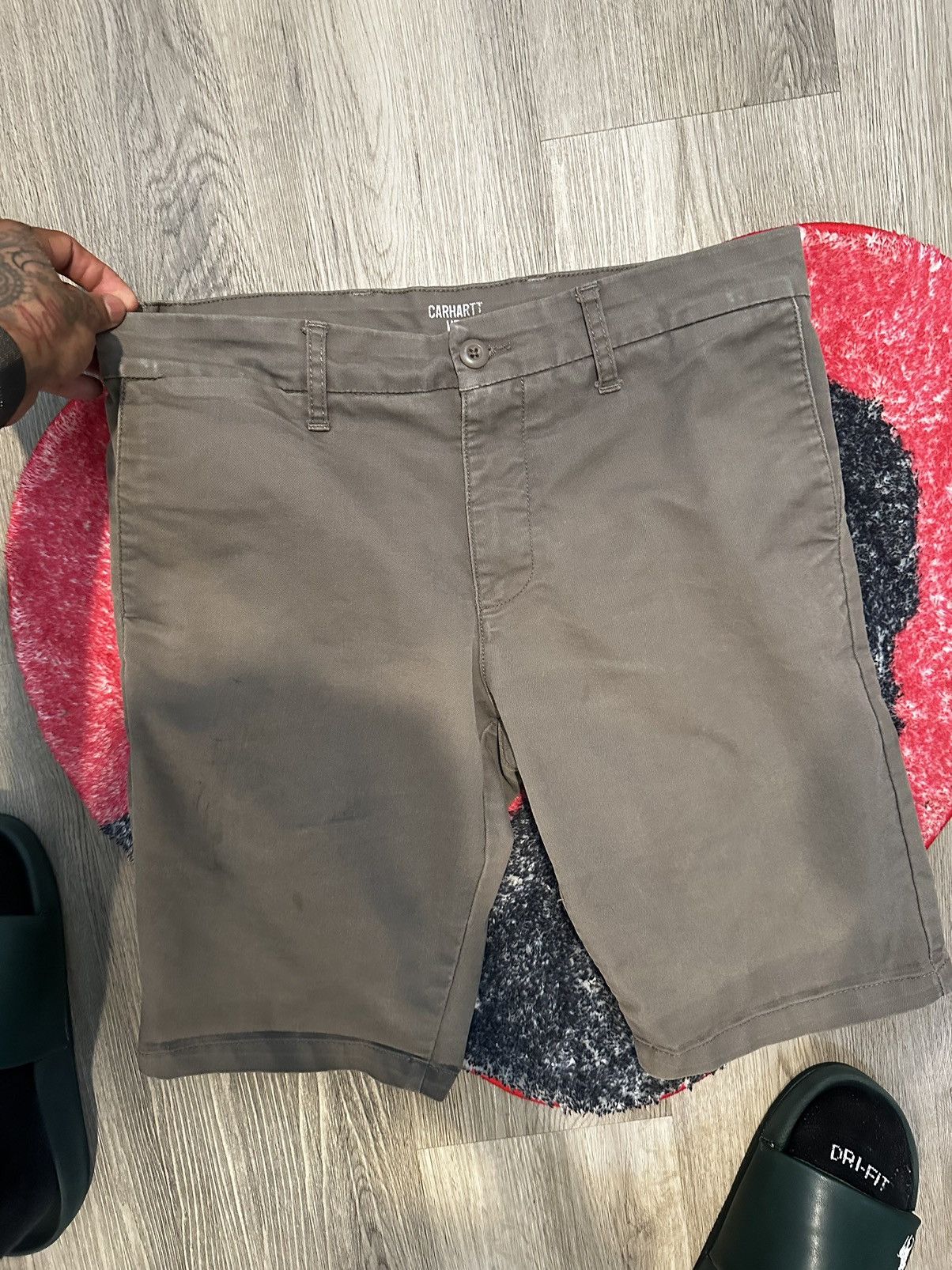Carhartt carhartt grey work shorts Size US 32 / EU 48 - 2 Thumbnail